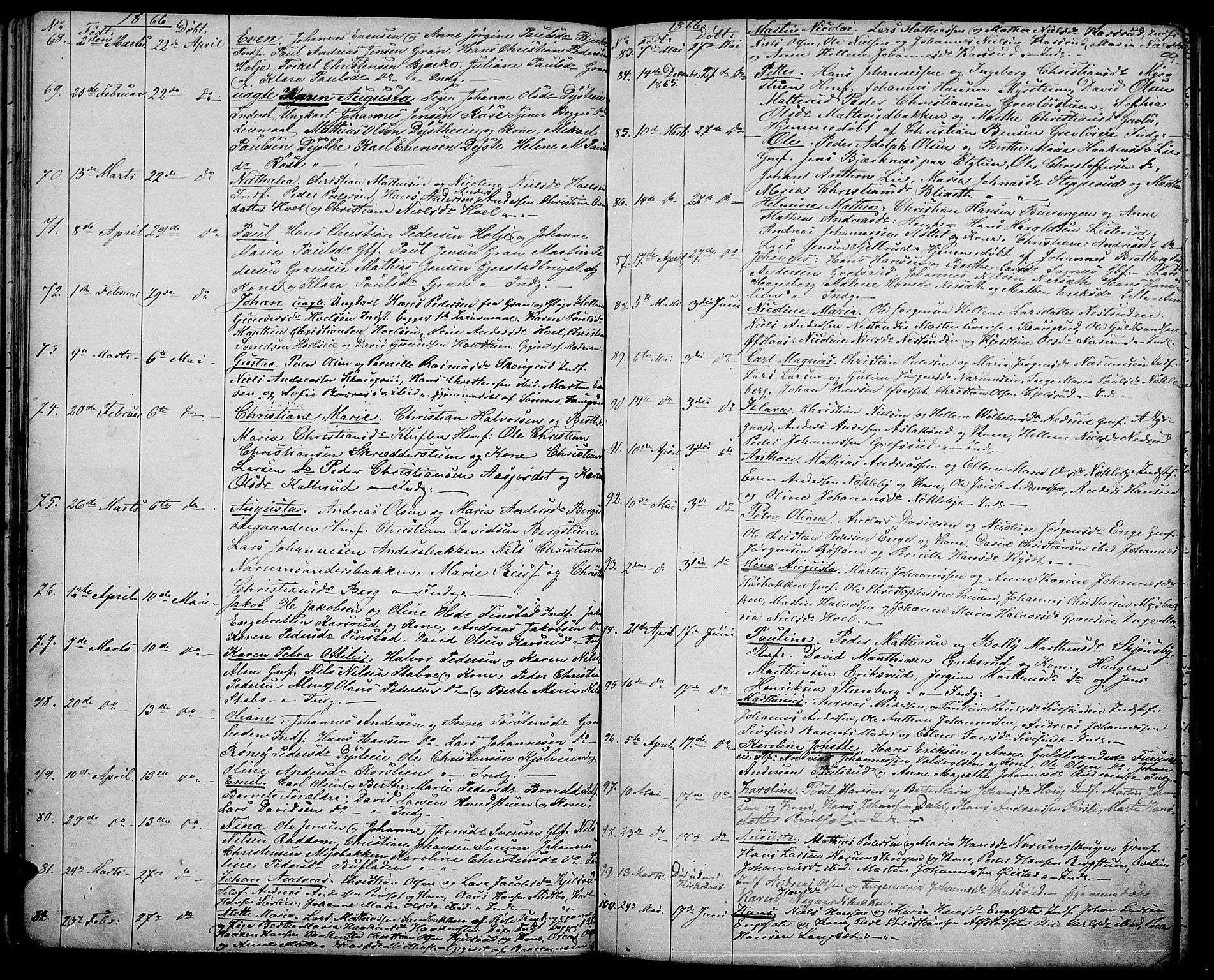 Vestre Toten prestekontor, AV/SAH-PREST-108/H/Ha/Hab/L0005: Parish register (copy) no. 5, 1854-1870, p. 99