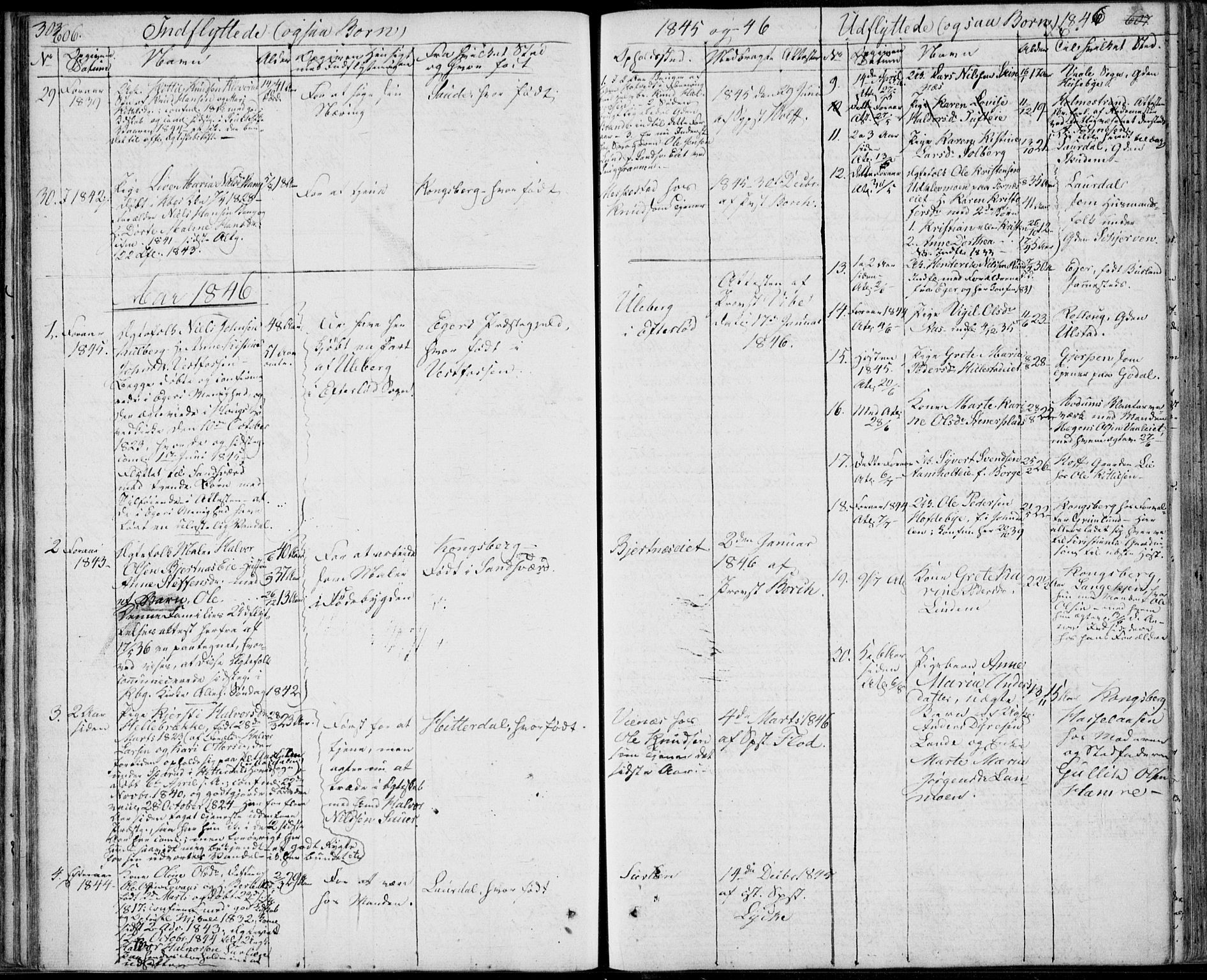 Sandsvær kirkebøker, SAKO/A-244/F/Fa/L0005: Parish register (official) no. I 5, 1840-1856, p. 606-607