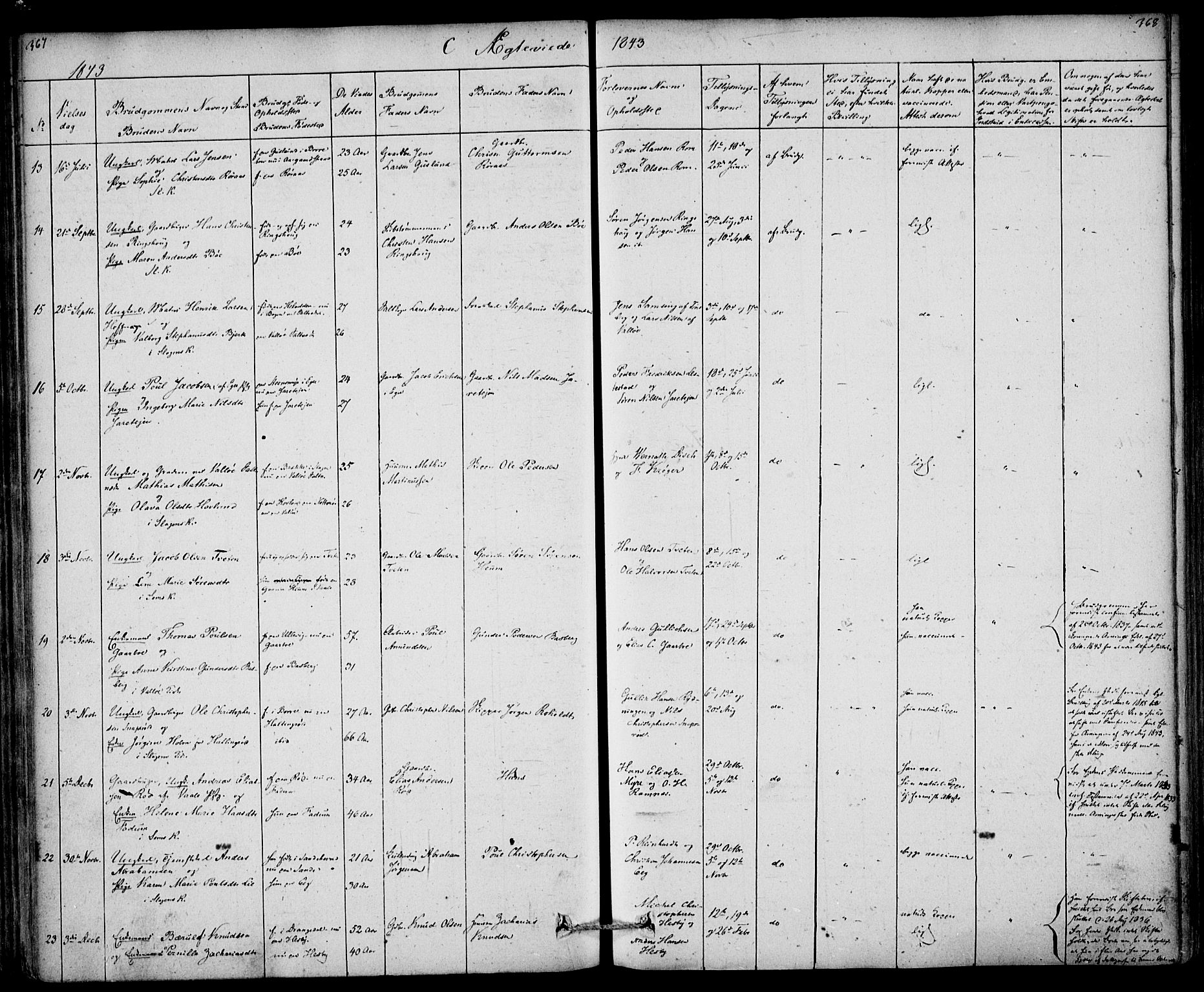 Sem kirkebøker, SAKO/A-5/F/Fa/L0006: Parish register (official) no. I 6, 1843-1855, p. 367-368