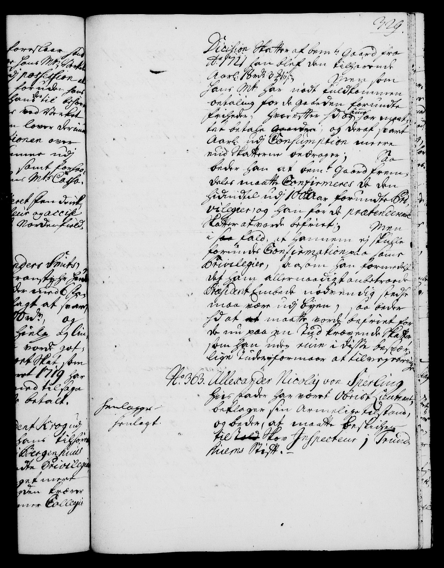 Rentekammeret, Kammerkanselliet, AV/RA-EA-3111/G/Gh/Gha/L0013: Norsk ekstraktmemorialprotokoll (merket RK 53.58), 1731, p. 329