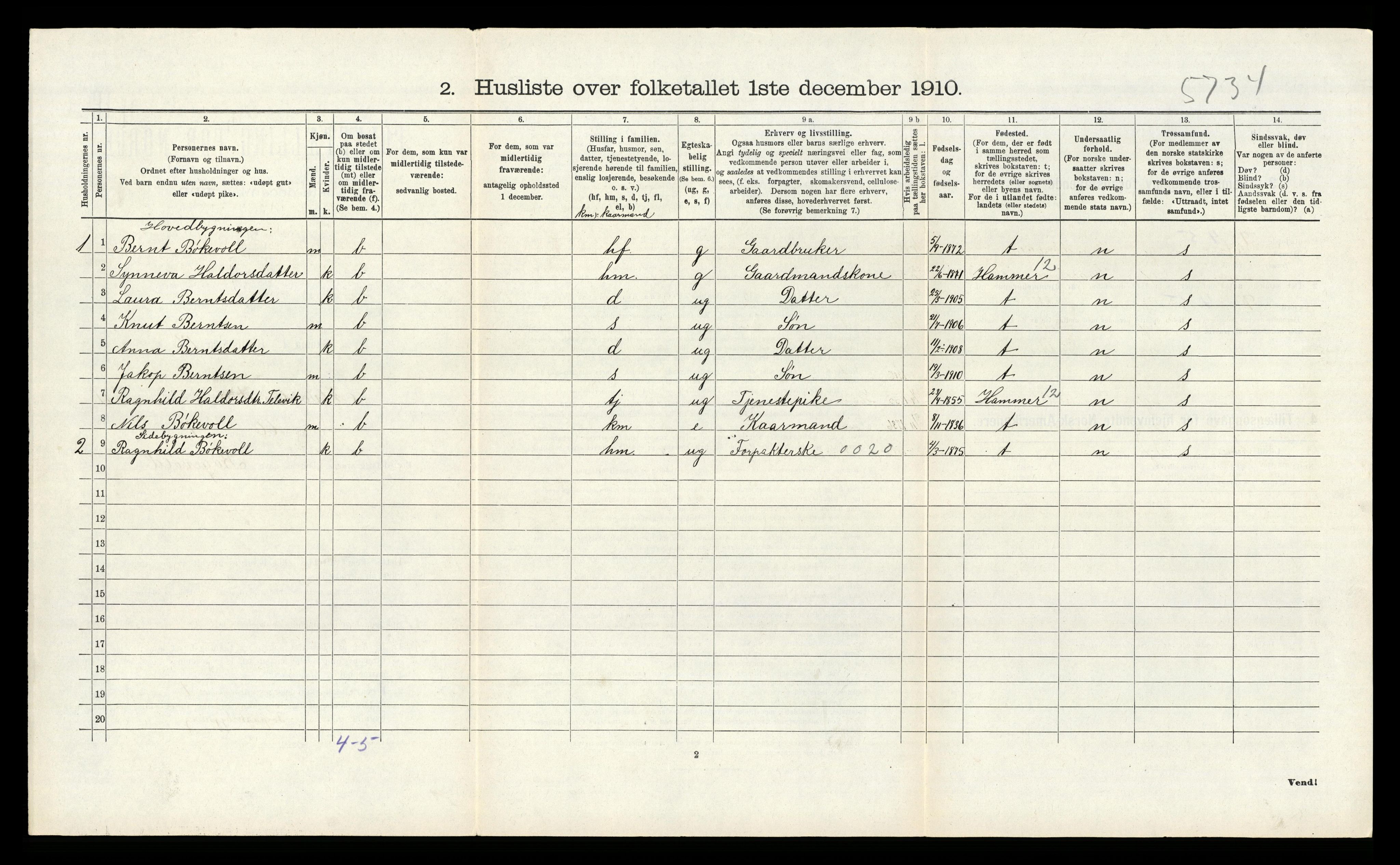 RA, 1910 census for Alversund, 1910, p. 859