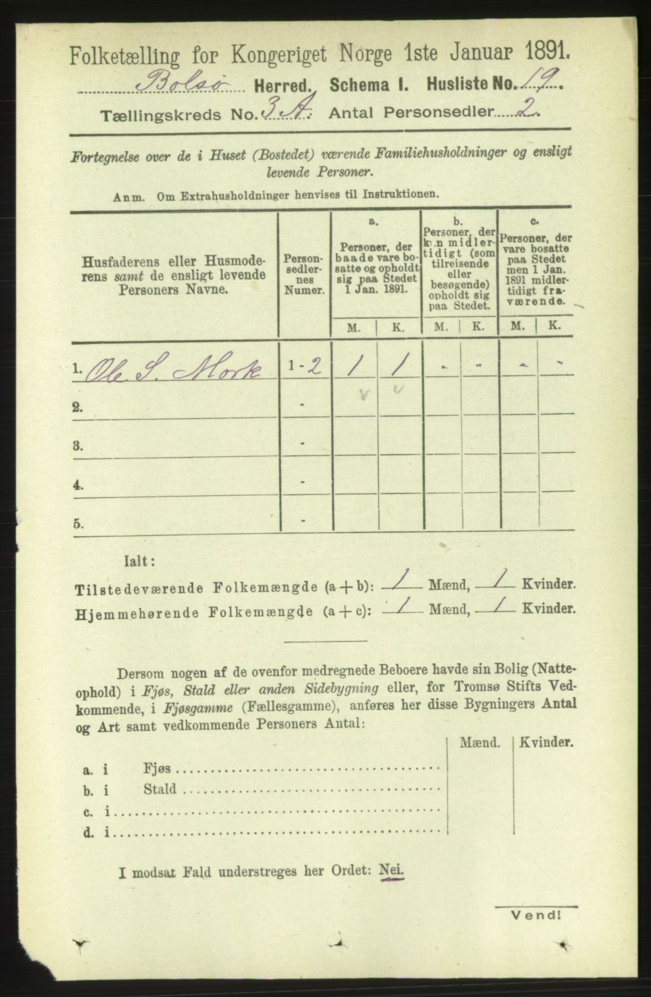 RA, 1891 census for 1544 Bolsøy, 1891, p. 1754