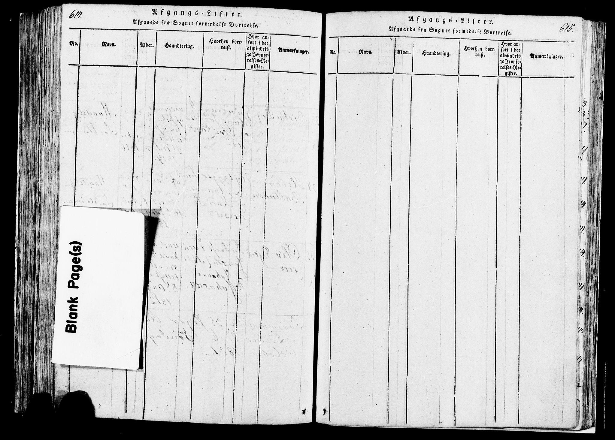 Løten prestekontor, SAH/PREST-022/K/Ka/L0005: Parish register (official) no. 5, 1814-1832, p. 614-615