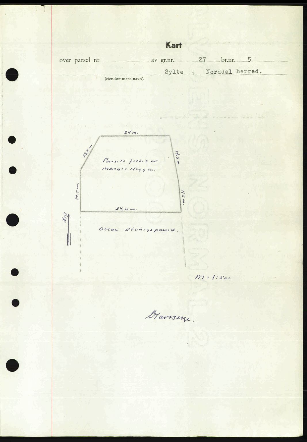 Nordre Sunnmøre sorenskriveri, AV/SAT-A-0006/1/2/2C/2Ca: Mortgage book no. A33, 1949-1950, Diary no: : 498/1950