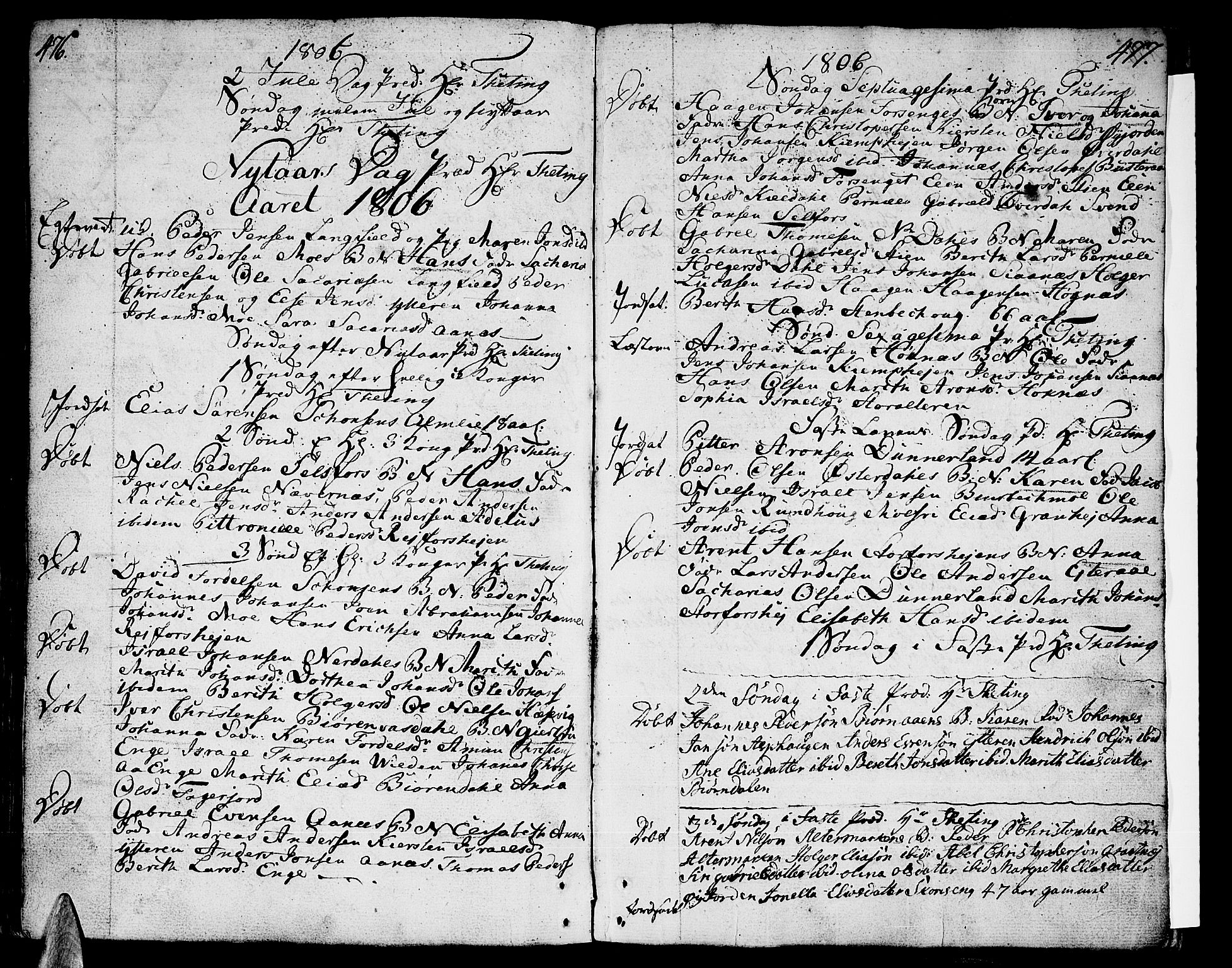 Ministerialprotokoller, klokkerbøker og fødselsregistre - Nordland, SAT/A-1459/825/L0349: Parish register (official) no. 825A05 /2, 1790-1806, p. 476-477
