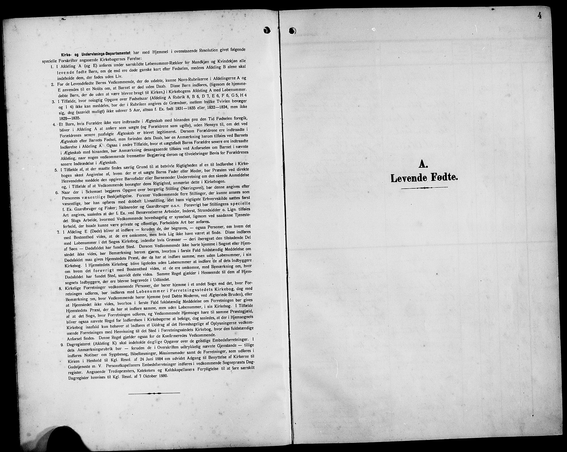 Bremanger sokneprestembete, SAB/A-82201/H/Hab/Habb/L0001: Parish register (copy) no. B 1, 1906-1925, p. 4