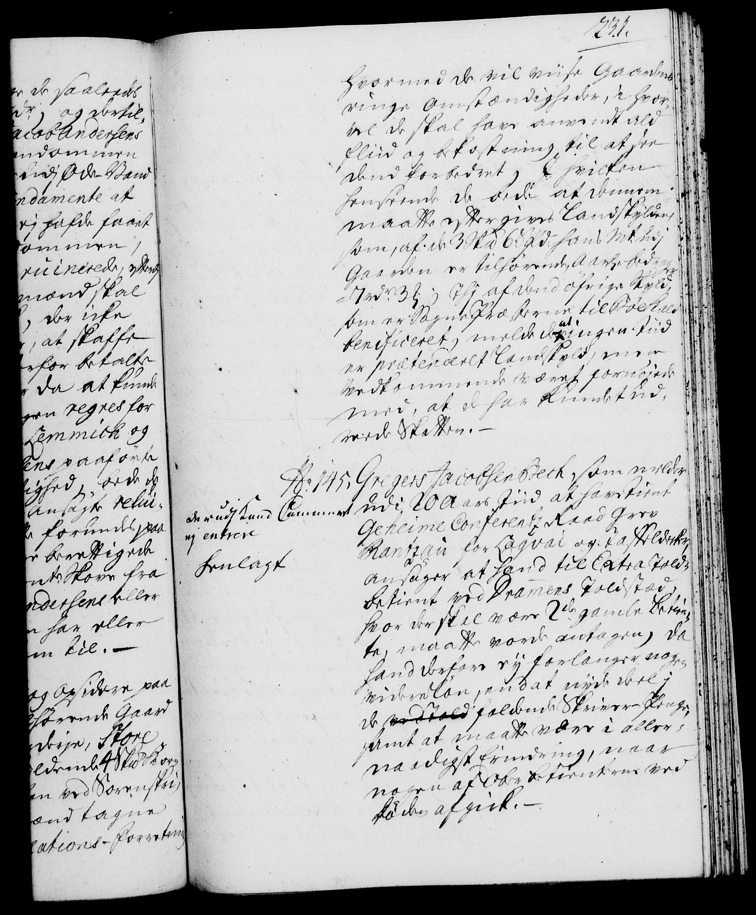 Rentekammeret, Kammerkanselliet, RA/EA-3111/G/Gh/Gha/L0021: Norsk ekstraktmemorialprotokoll (merket RK 53.66), 1739, p. 231