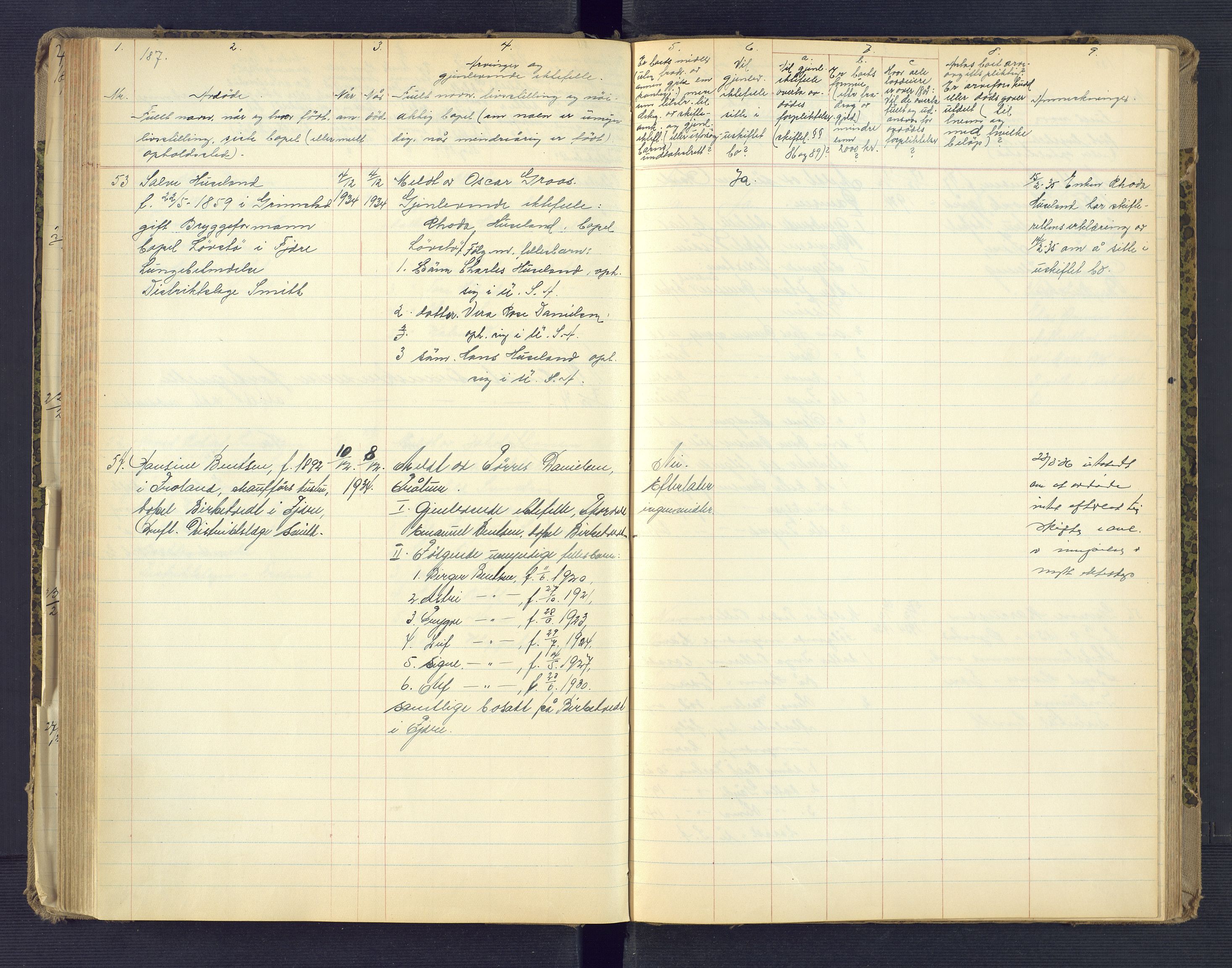 Landvik og Fjære lensmannskontor, AV/SAK-1241-0027/F/Fe/L0003: Anmeldte dødsfall nr 32, 1926-1935, p. 187