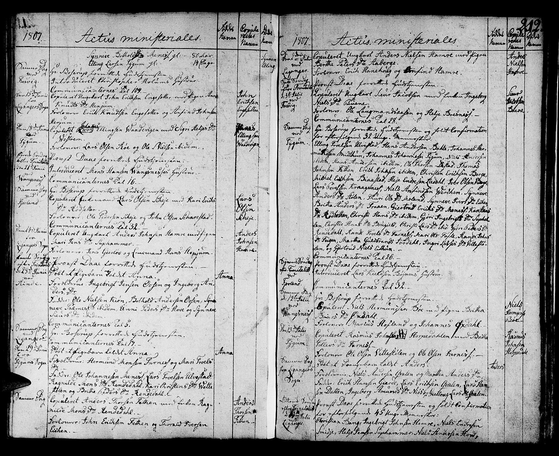 Leikanger sokneprestembete, AV/SAB-A-81001/H/Haa/Haaa/L0005: Parish register (official) no. A 5, 1792-1809, p. 212