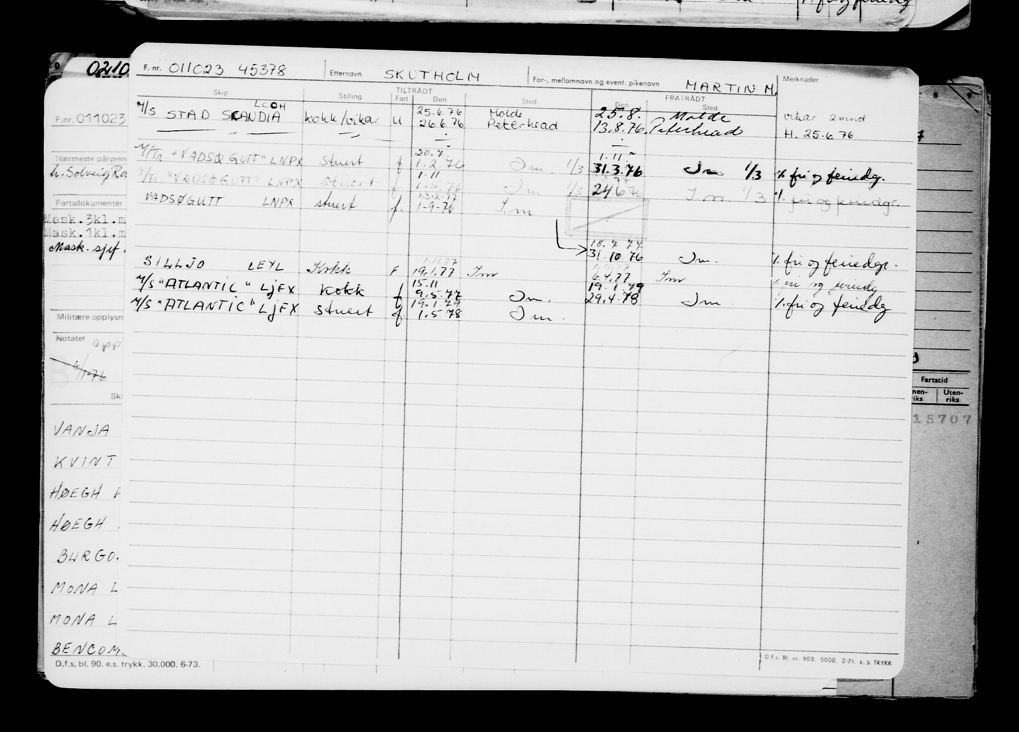 Direktoratet for sjømenn, AV/RA-S-3545/G/Gb/L0223: Hovedkort, 1923, p. 516