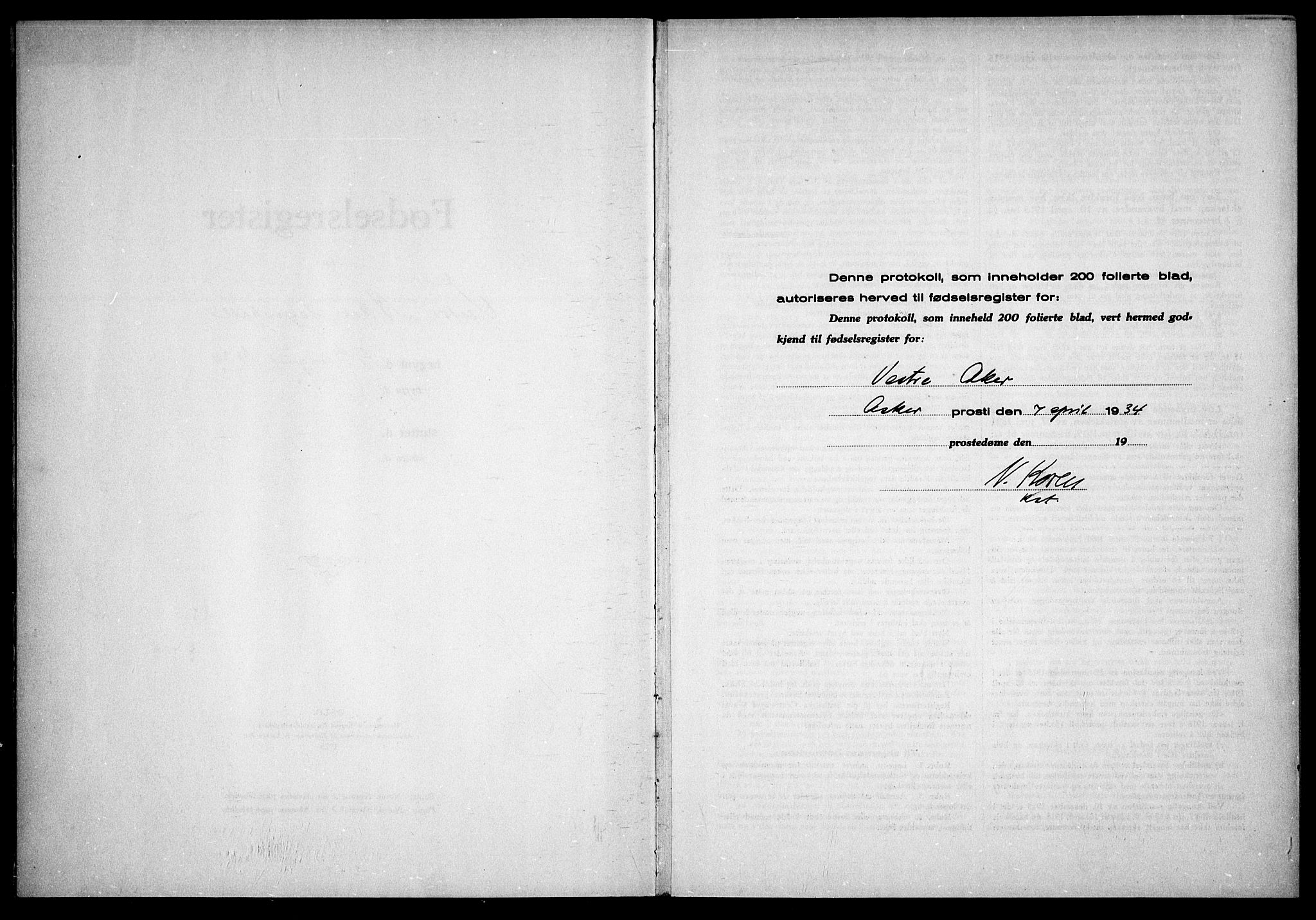 Vestre Aker prestekontor Kirkebøker, AV/SAO-A-10025/J/Ja/L0004: Birth register no. 4, 1930-1938