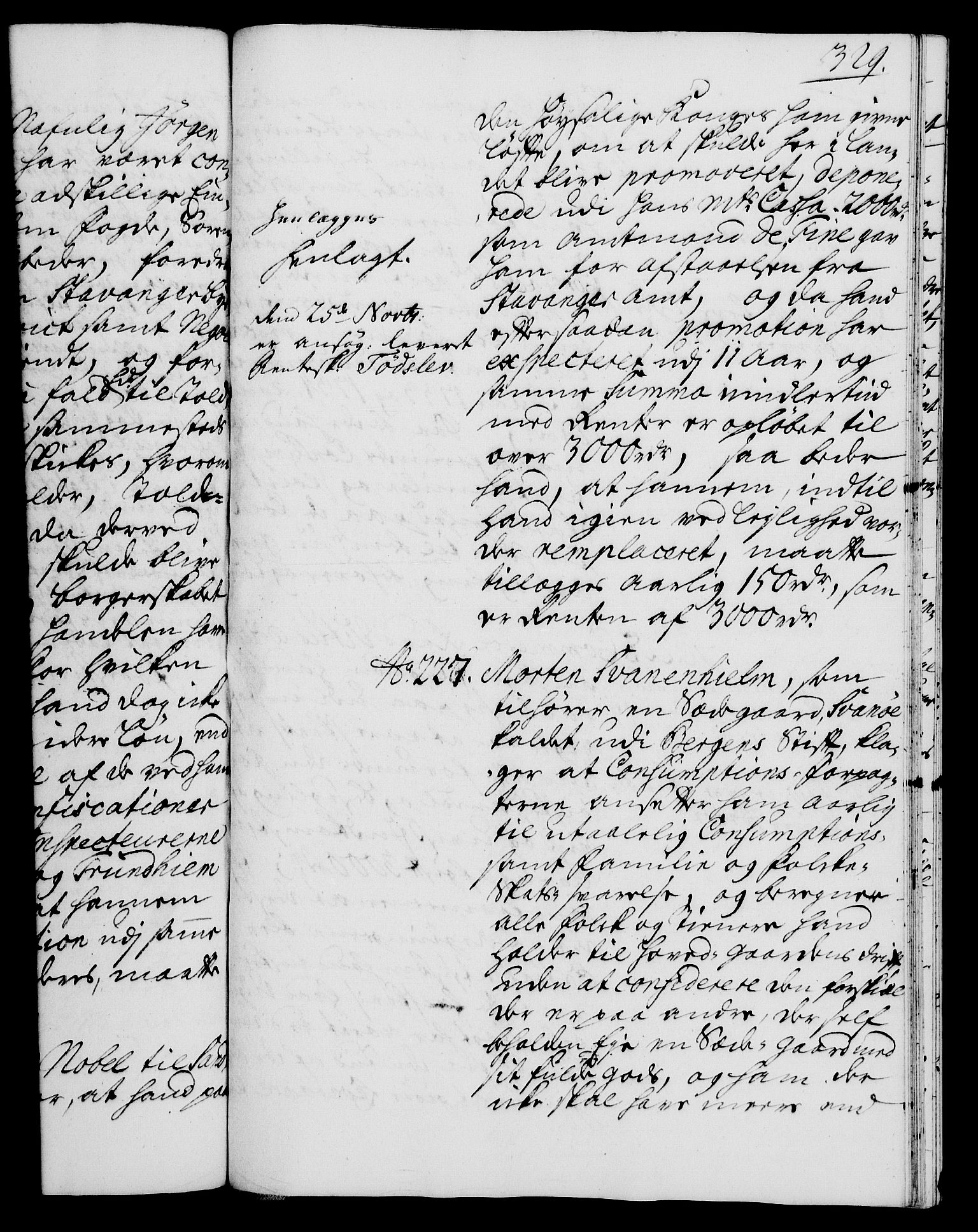 Rentekammeret, Kammerkanselliet, RA/EA-3111/G/Gh/Gha/L0017: Norsk ekstraktmemorialprotokoll (merket RK 53.62), 1735, p. 329
