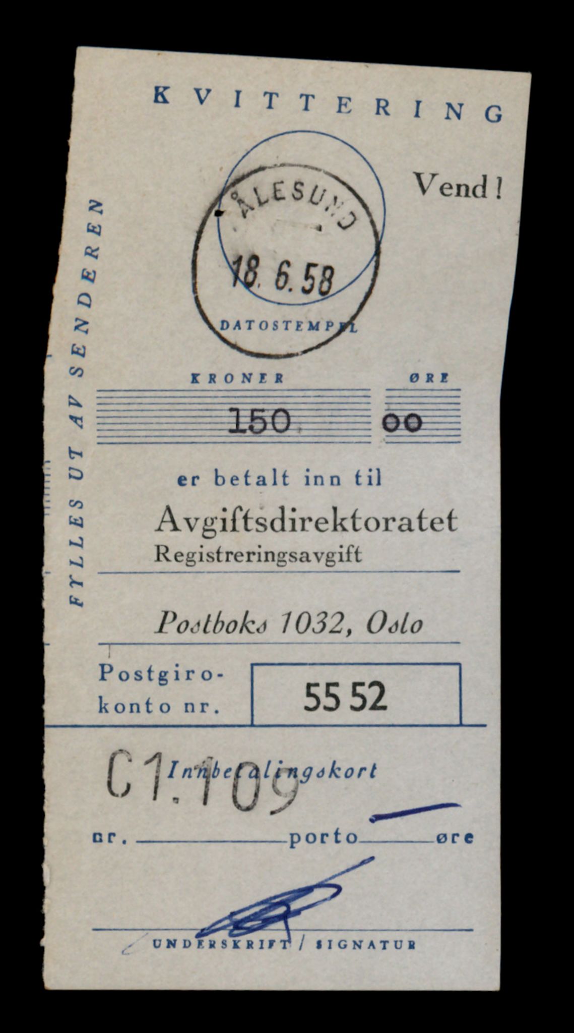 Møre og Romsdal vegkontor - Ålesund trafikkstasjon, SAT/A-4099/F/Fe/L0024: Registreringskort for kjøretøy T 10810 - T 10930, 1927-1998, p. 1412