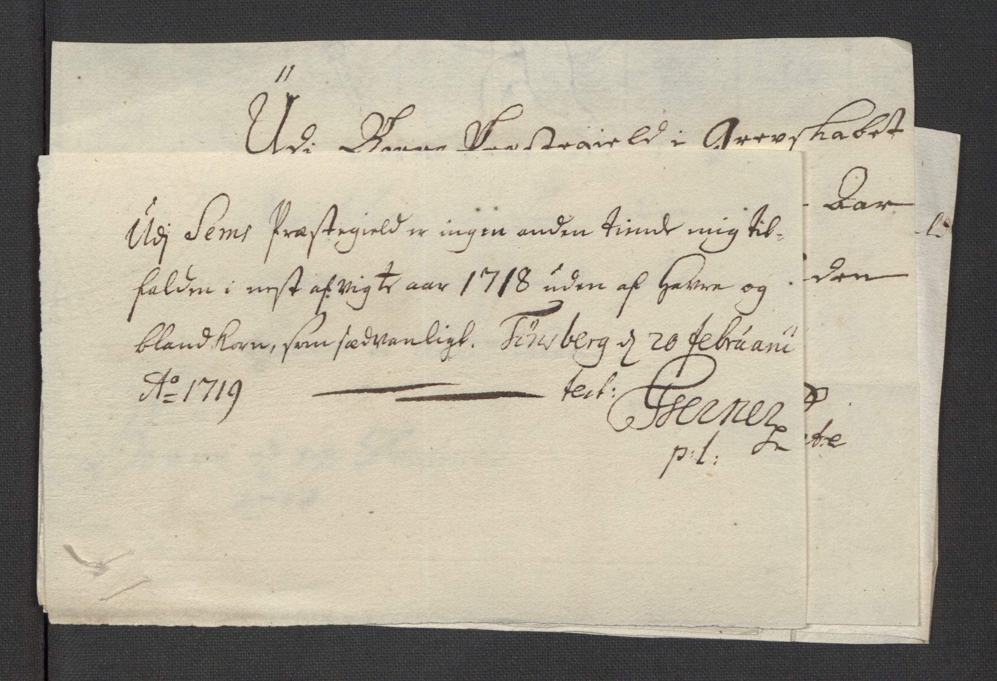 Rentekammeret inntil 1814, Reviderte regnskaper, Fogderegnskap, RA/EA-4092/R32/L1882: Fogderegnskap Jarlsberg grevskap, 1718, p. 139