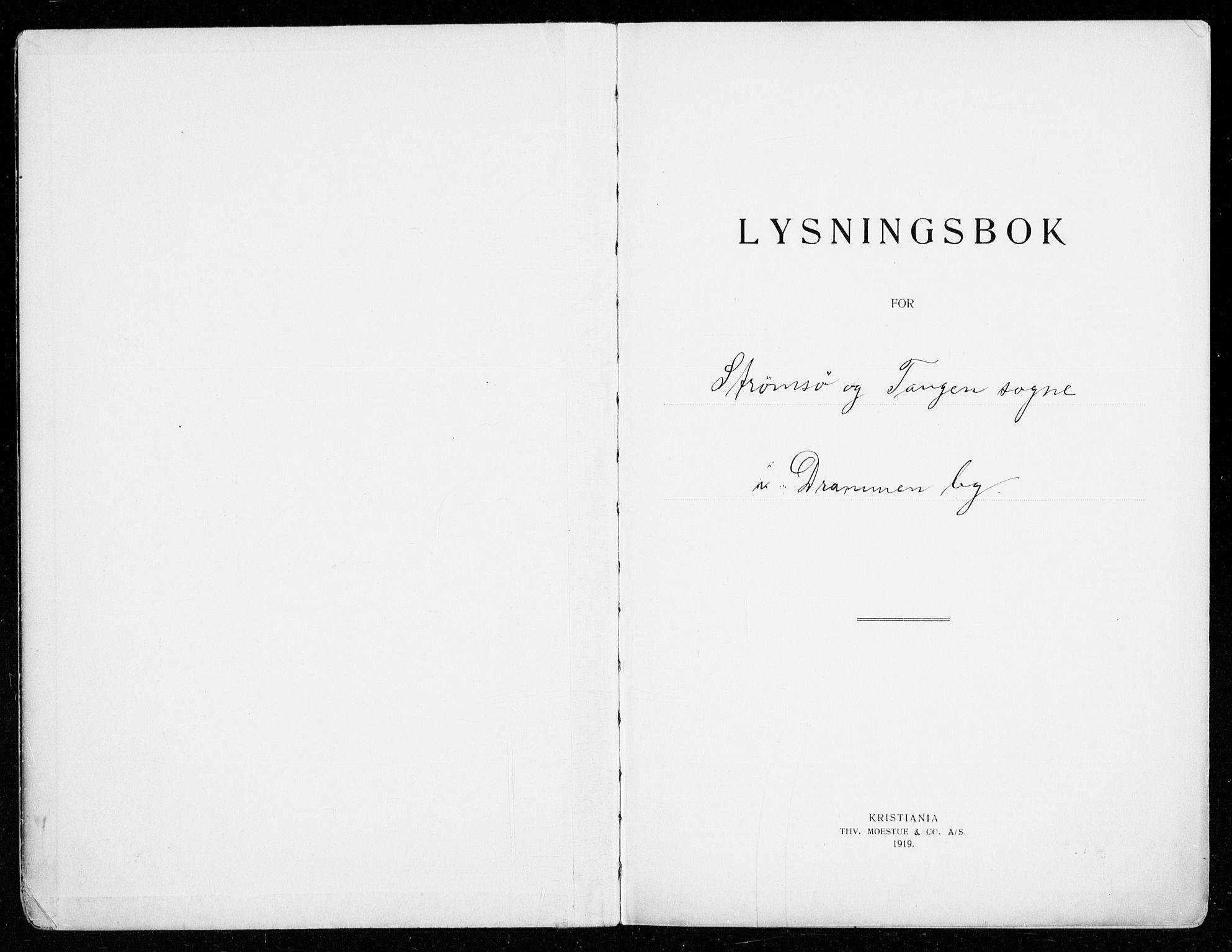Strømsø kirkebøker, SAKO/A-246/H/Ha/L0019: Banns register no. 19, 1932-1941