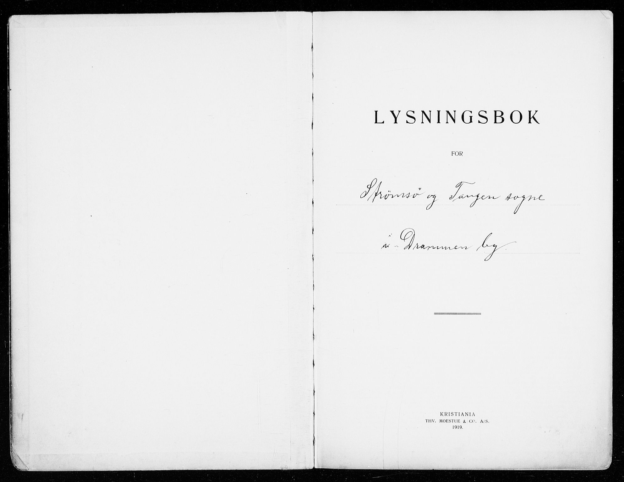 Strømsø kirkebøker, AV/SAKO-A-246/H/Ha/L0019: Banns register no. 19, 1932-1941