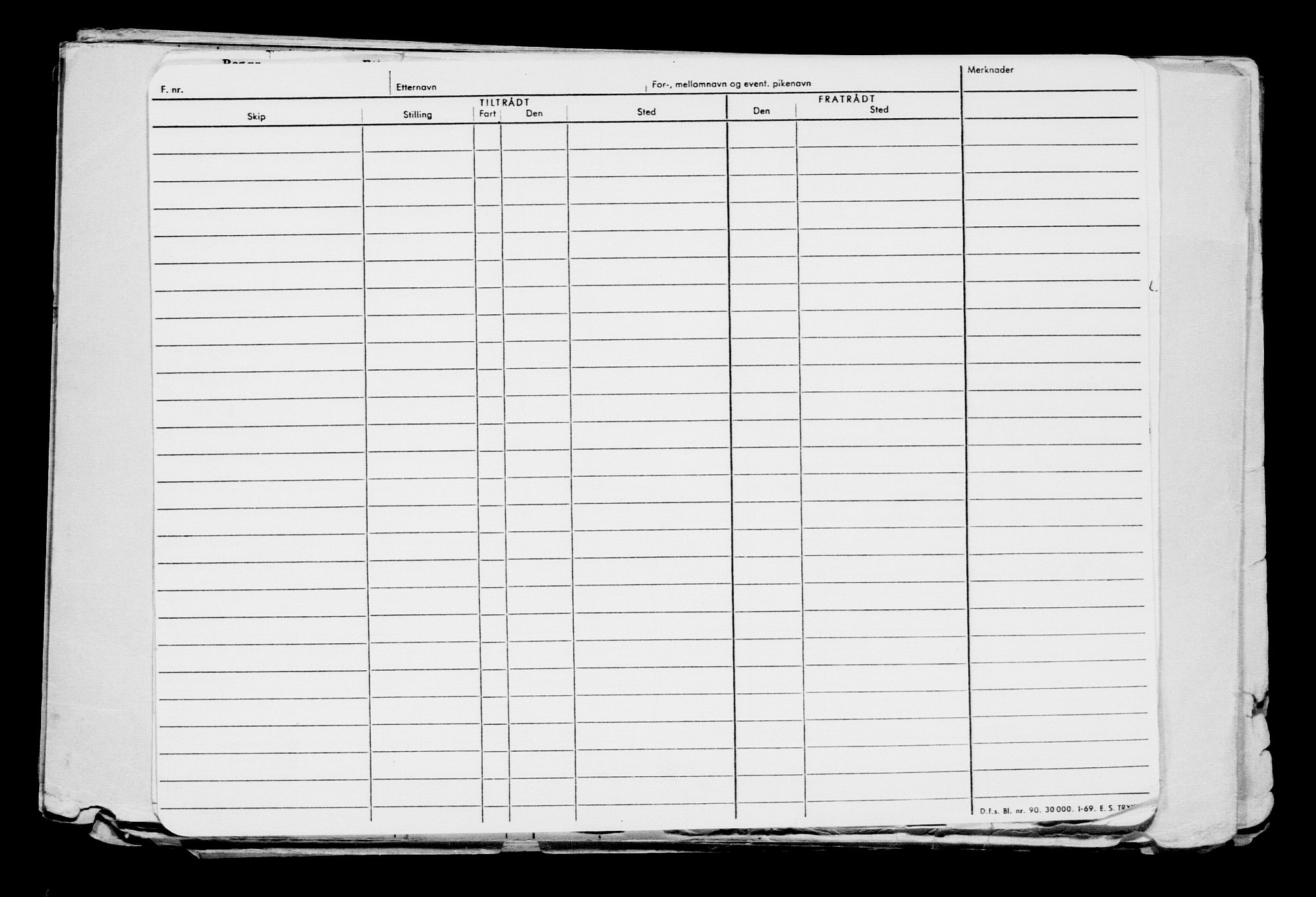 Direktoratet for sjømenn, AV/RA-S-3545/G/Gb/L0192: Hovedkort, 1921, p. 4