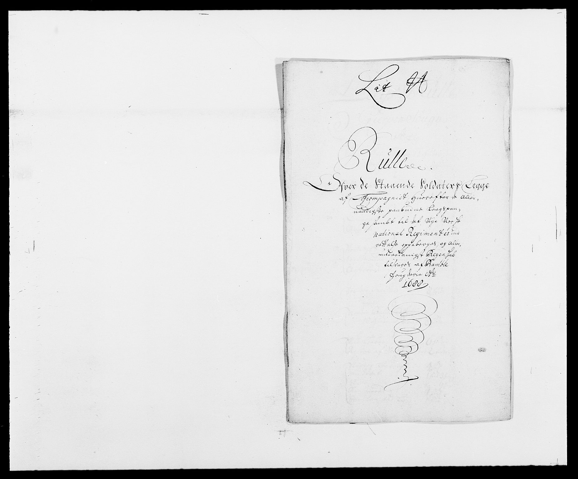 Rentekammeret inntil 1814, Reviderte regnskaper, Fogderegnskap, RA/EA-4092/R34/L2050: Fogderegnskap Bamble, 1688-1691, p. 131