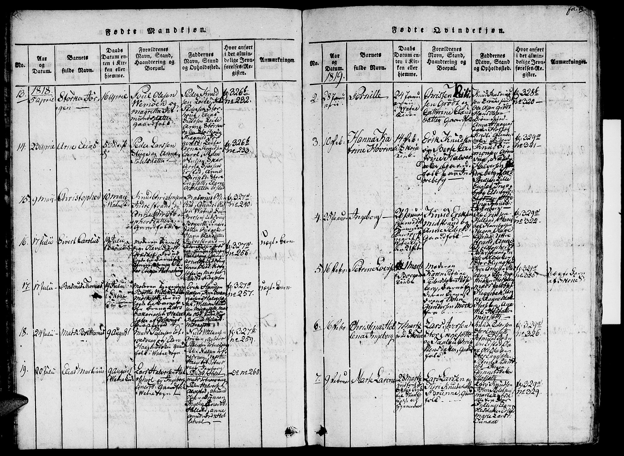 Ministerialprotokoller, klokkerbøker og fødselsregistre - Møre og Romsdal, SAT/A-1454/524/L0351: Parish register (official) no. 524A03, 1816-1838, p. 10