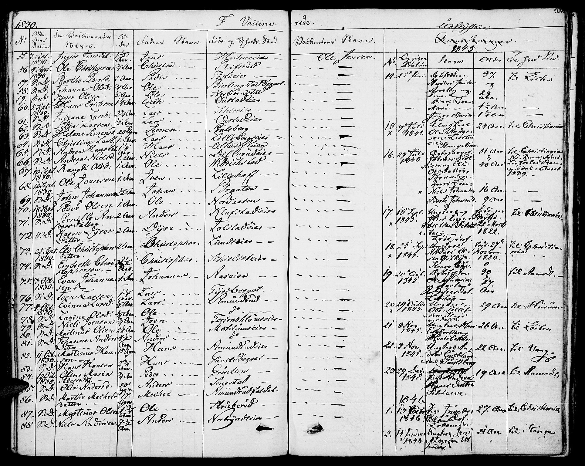 Romedal prestekontor, AV/SAH-PREST-004/K/L0003: Parish register (official) no. 3, 1829-1846, p. 326