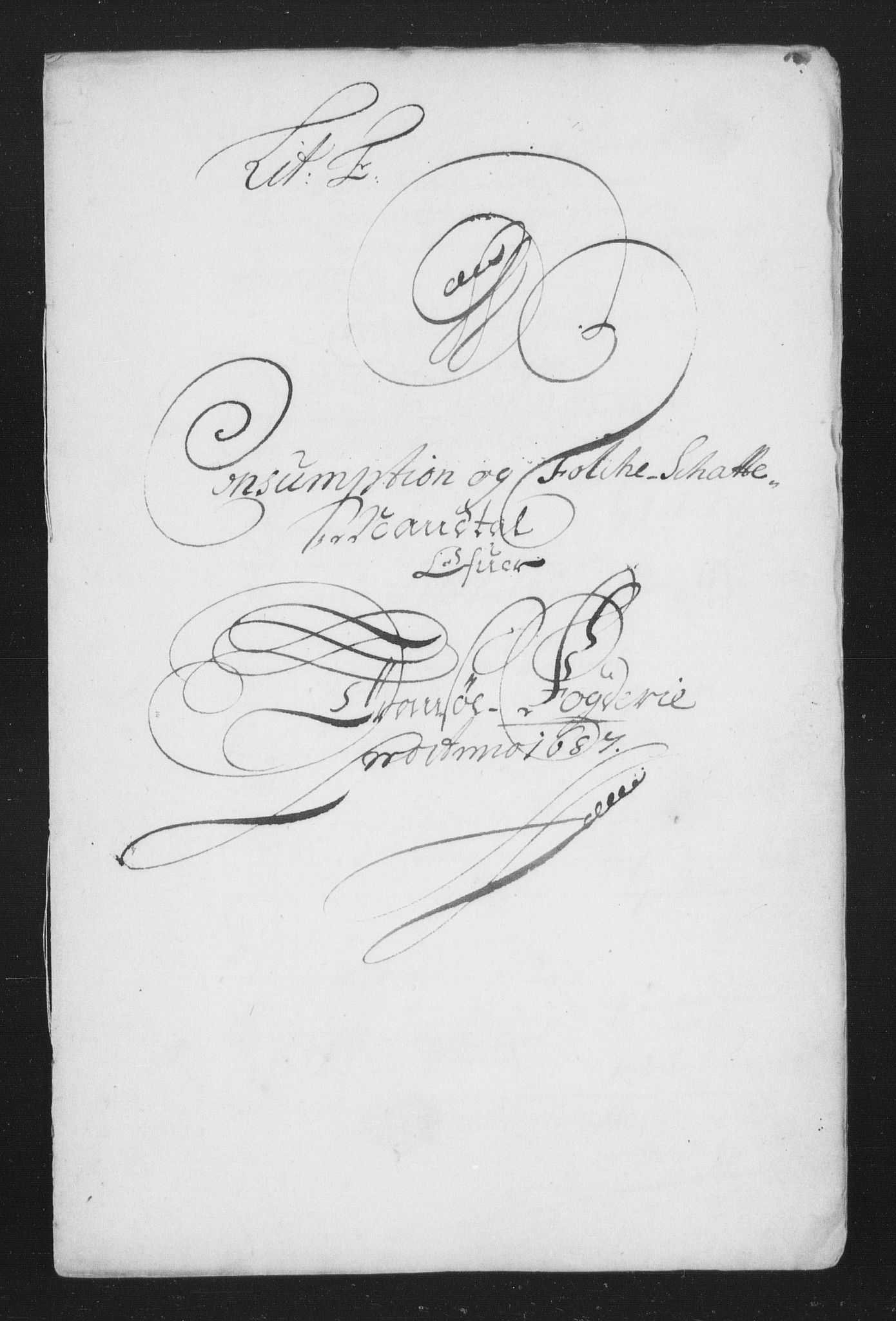 Rentekammeret inntil 1814, Reviderte regnskaper, Stiftamtstueregnskaper, Trondheim stiftamt og Nordland amt, RA/EA-6044/R/Rh/L0010: Nordland amt, 1687