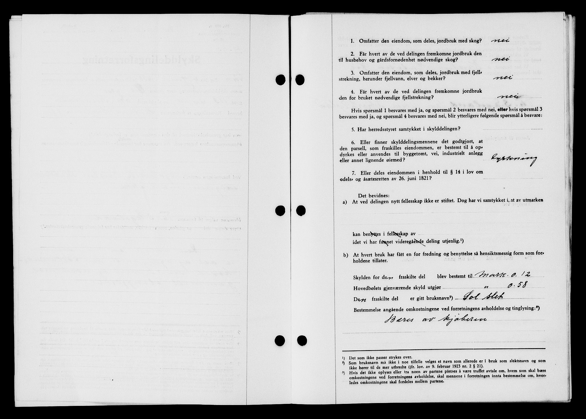 Flekkefjord sorenskriveri, SAK/1221-0001/G/Gb/Gba/L0054: Mortgage book no. A-2, 1937-1938, Diary no: : 685/1938