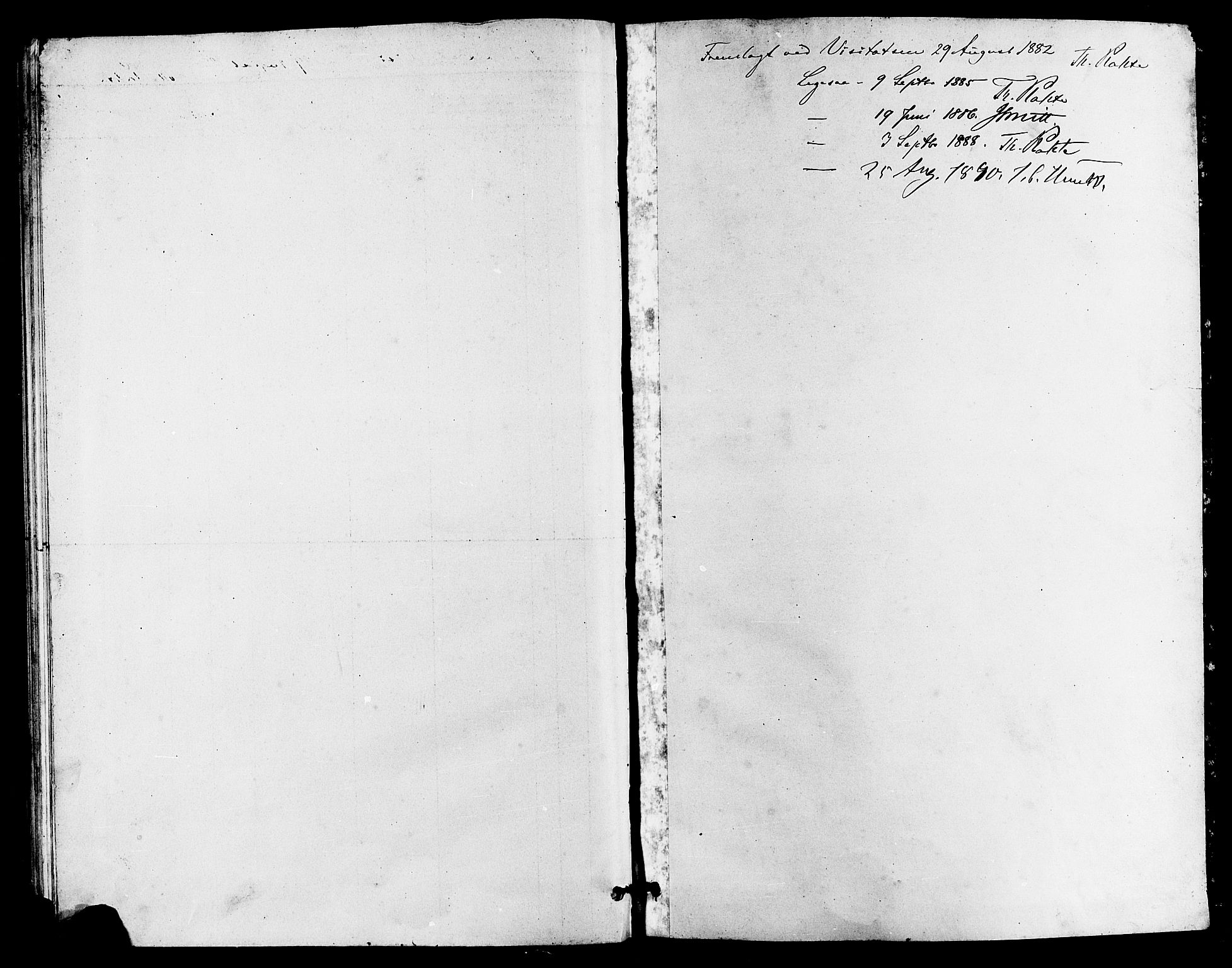 Haugesund sokneprestkontor, SAST/A -101863/H/Ha/Hab/L0003: Parish register (copy) no. B 3, 1882-1889