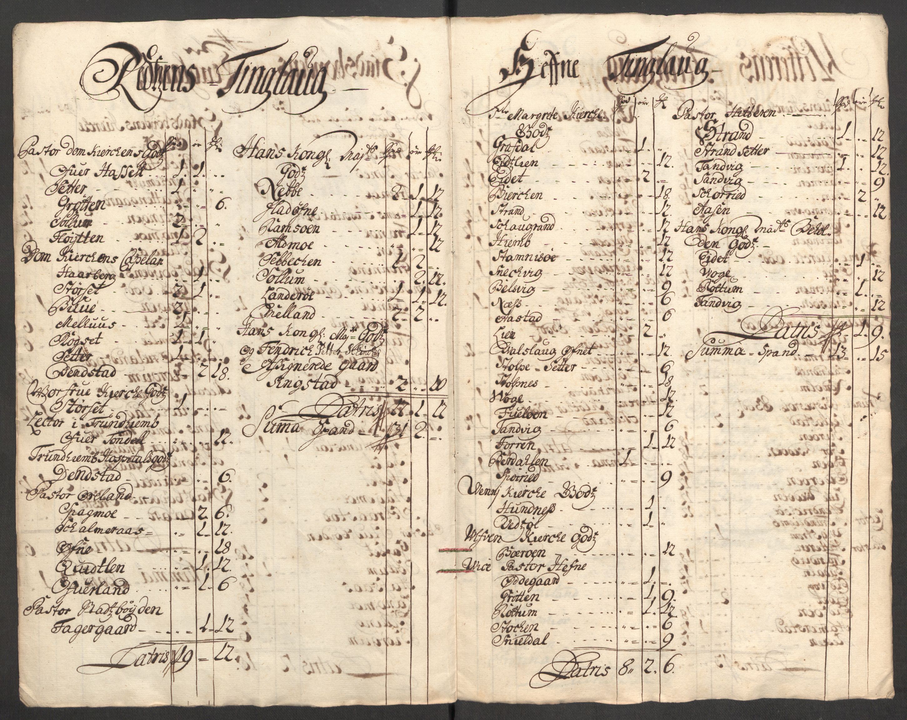 Rentekammeret inntil 1814, Reviderte regnskaper, Fogderegnskap, AV/RA-EA-4092/R57/L3856: Fogderegnskap Fosen, 1704-1705, p. 367