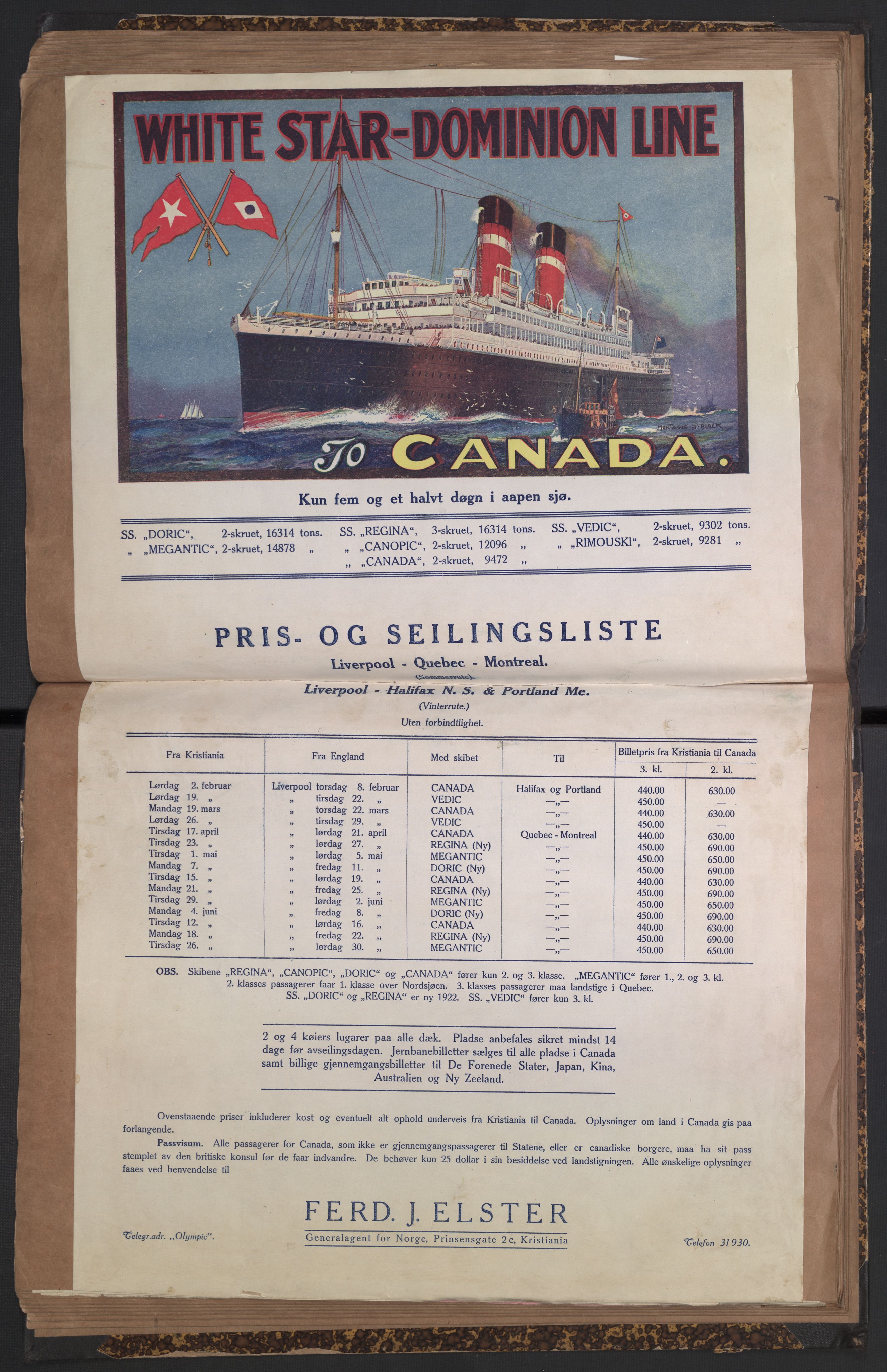 White Star-linjen, AV/SAO-PAO-0201/D/Dc/L0001: Utklippingsbok, 1909-1924, p. 74