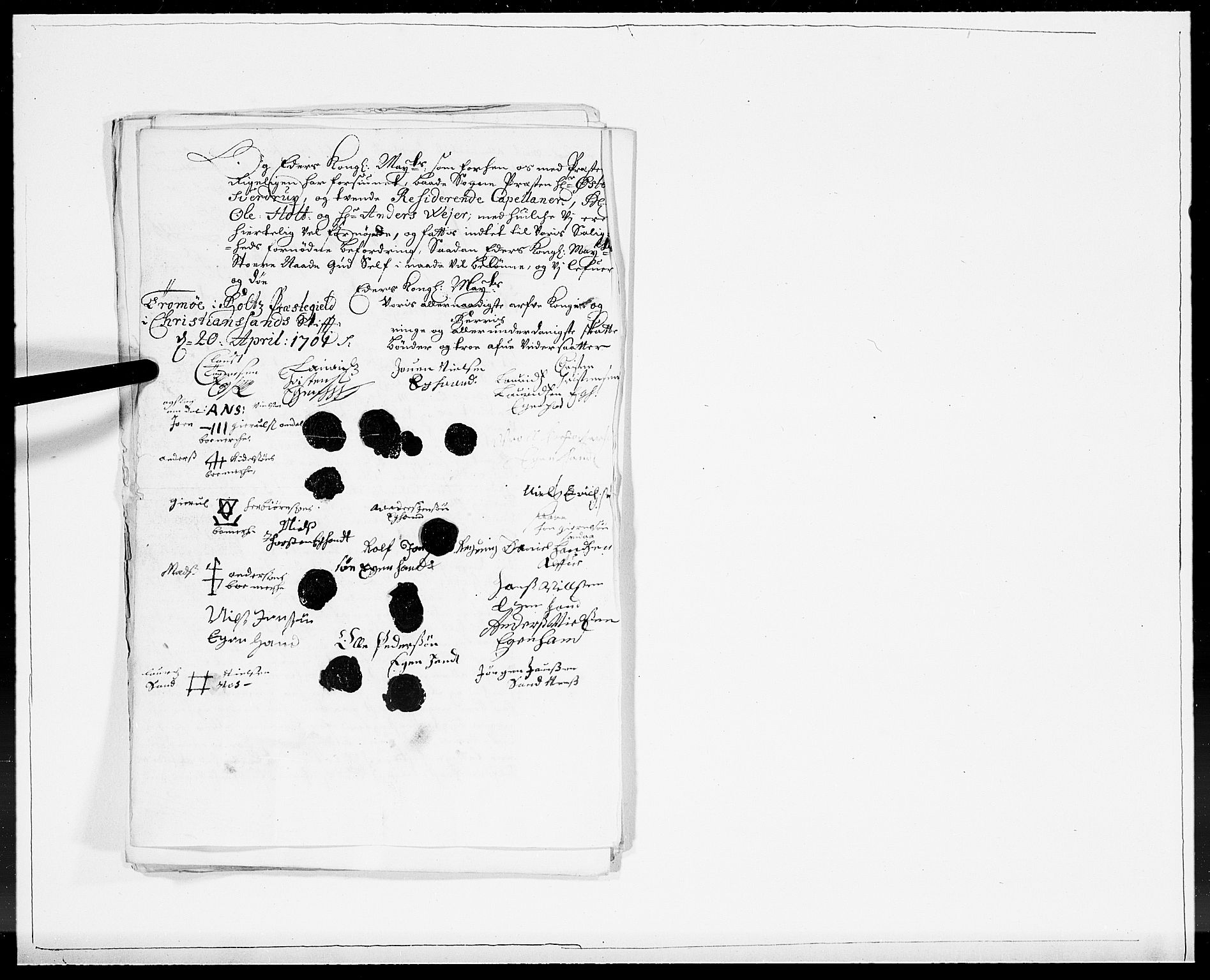 Danske Kanselli 1572-1799, AV/RA-EA-3023/F/Fc/Fcc/Fcca/L0052: Norske innlegg 1572-1799, 1701, p. 156