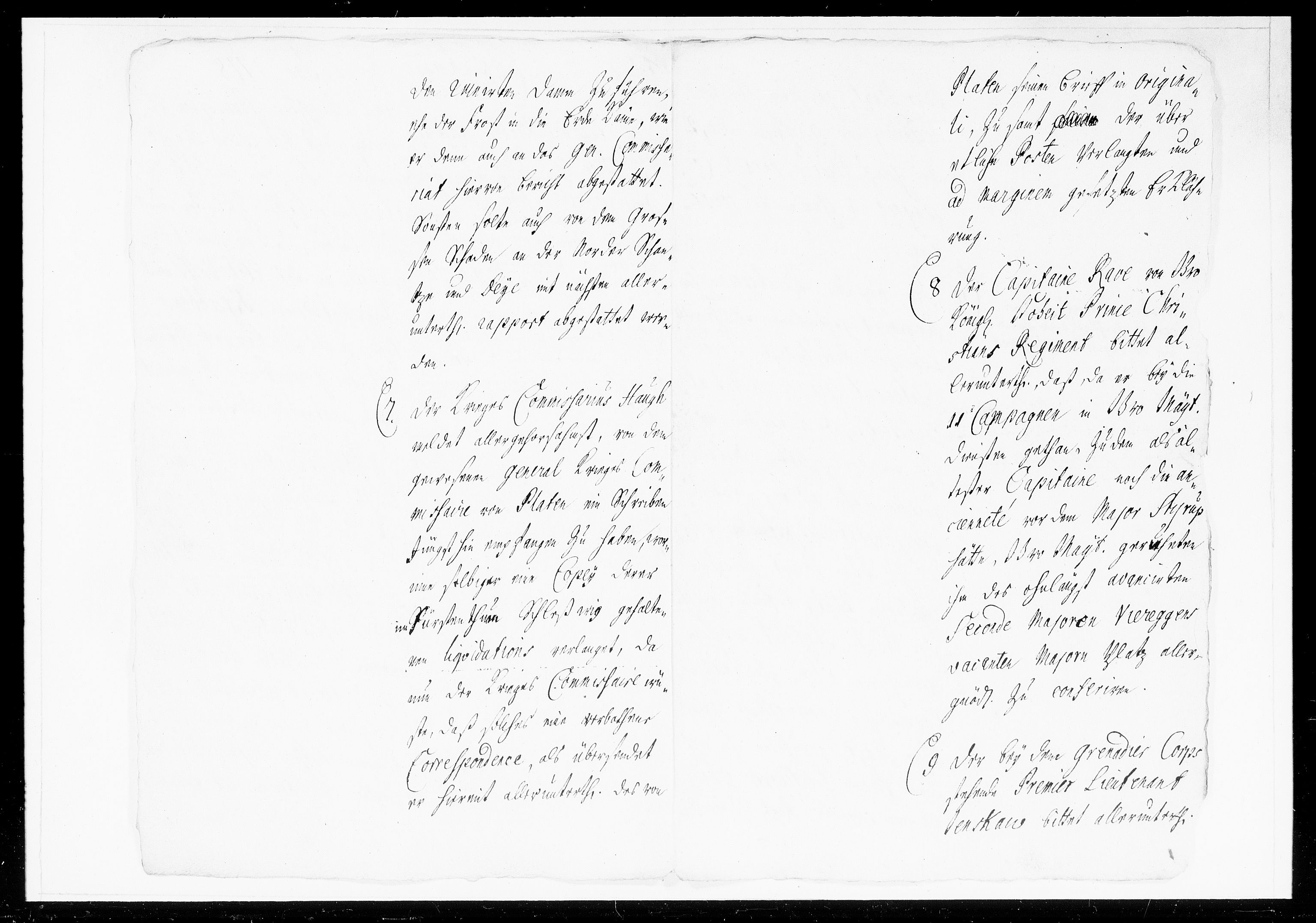 Krigskollegiet, Krigskancelliet, DRA/A-0006/-/1046-1051: Refererede sager, 1718, p. 14