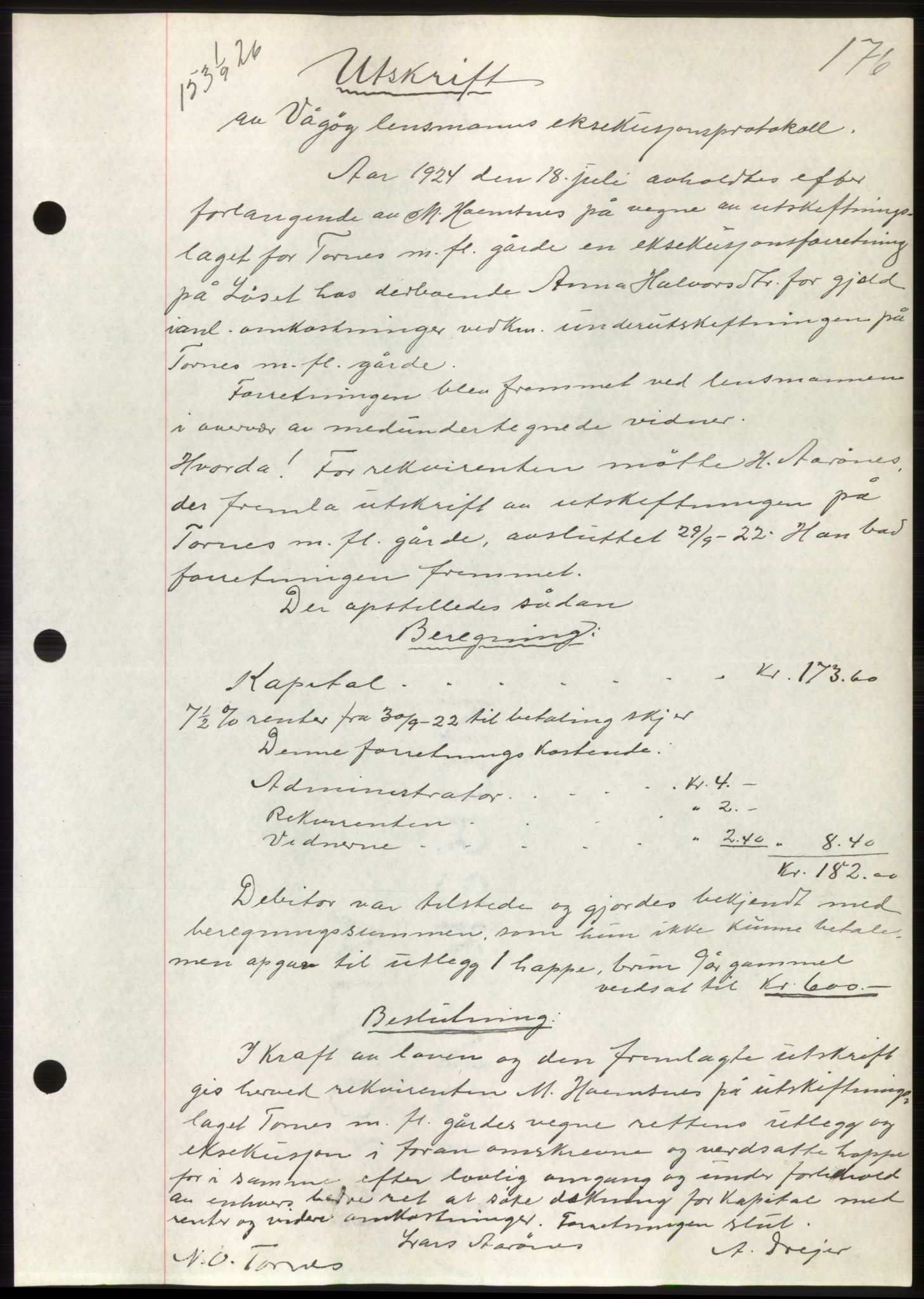 Romsdal sorenskriveri, AV/SAT-A-4149/1/2/2C/L0051: Mortgage book no. 45, 1926-1927, Deed date: 01.09.1926