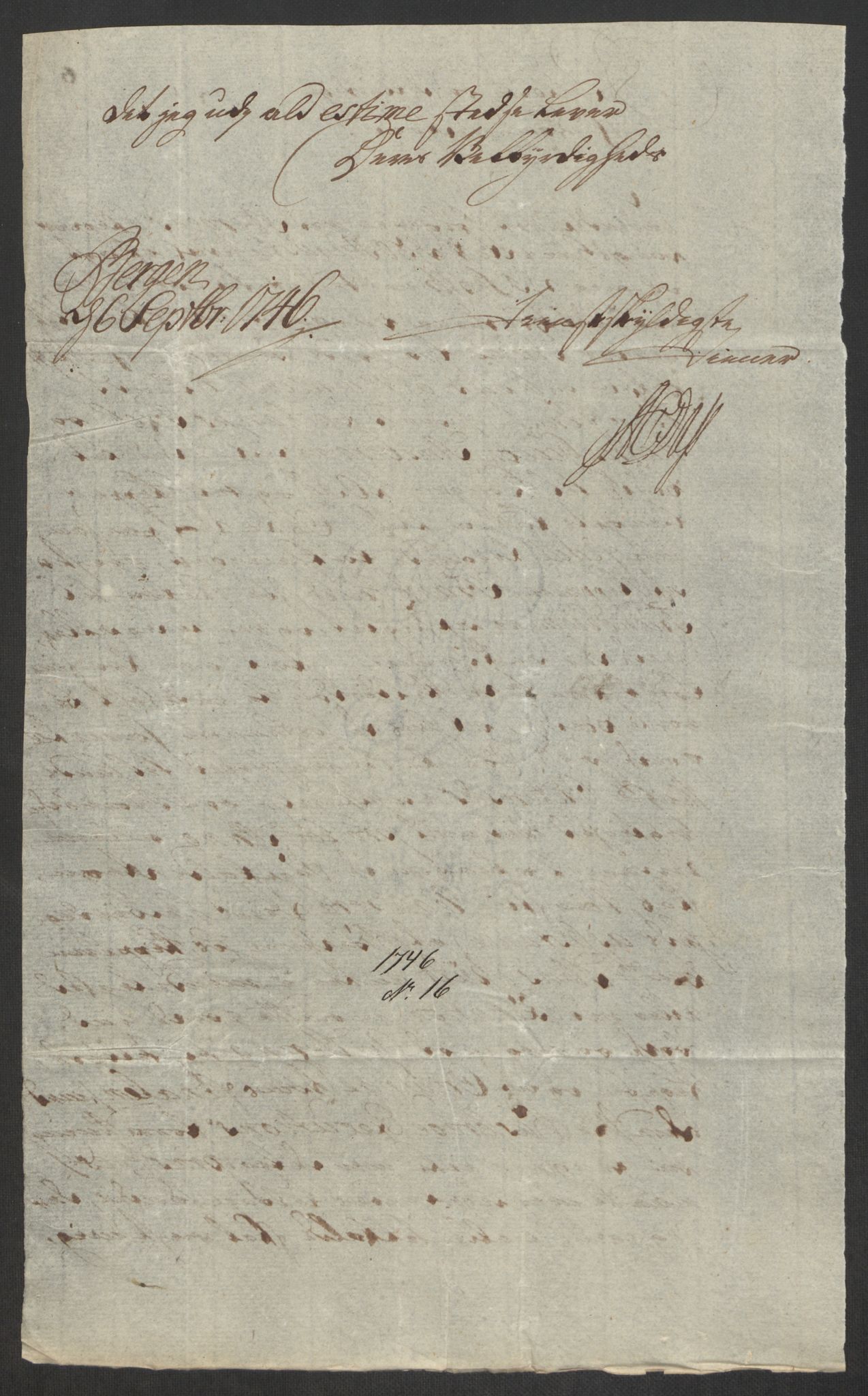 Rentekammeret inntil 1814, Reviderte regnskaper, Byregnskaper, AV/RA-EA-4066/R/Rs/L0541: [S22] Sikt og sakefall, 1743-1746, p. 364