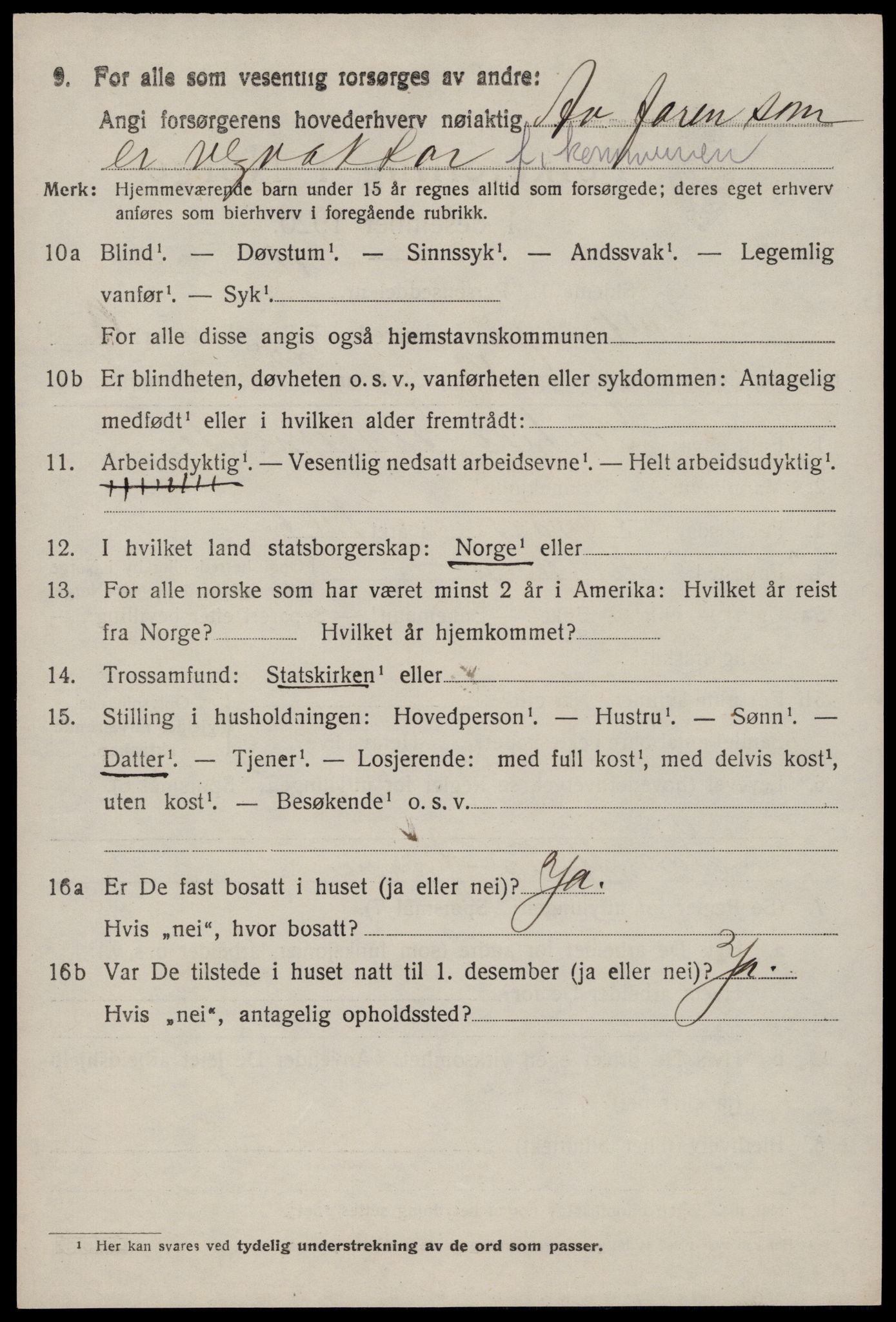 SAKO, 1920 census for Kviteseid, 1920, p. 4380