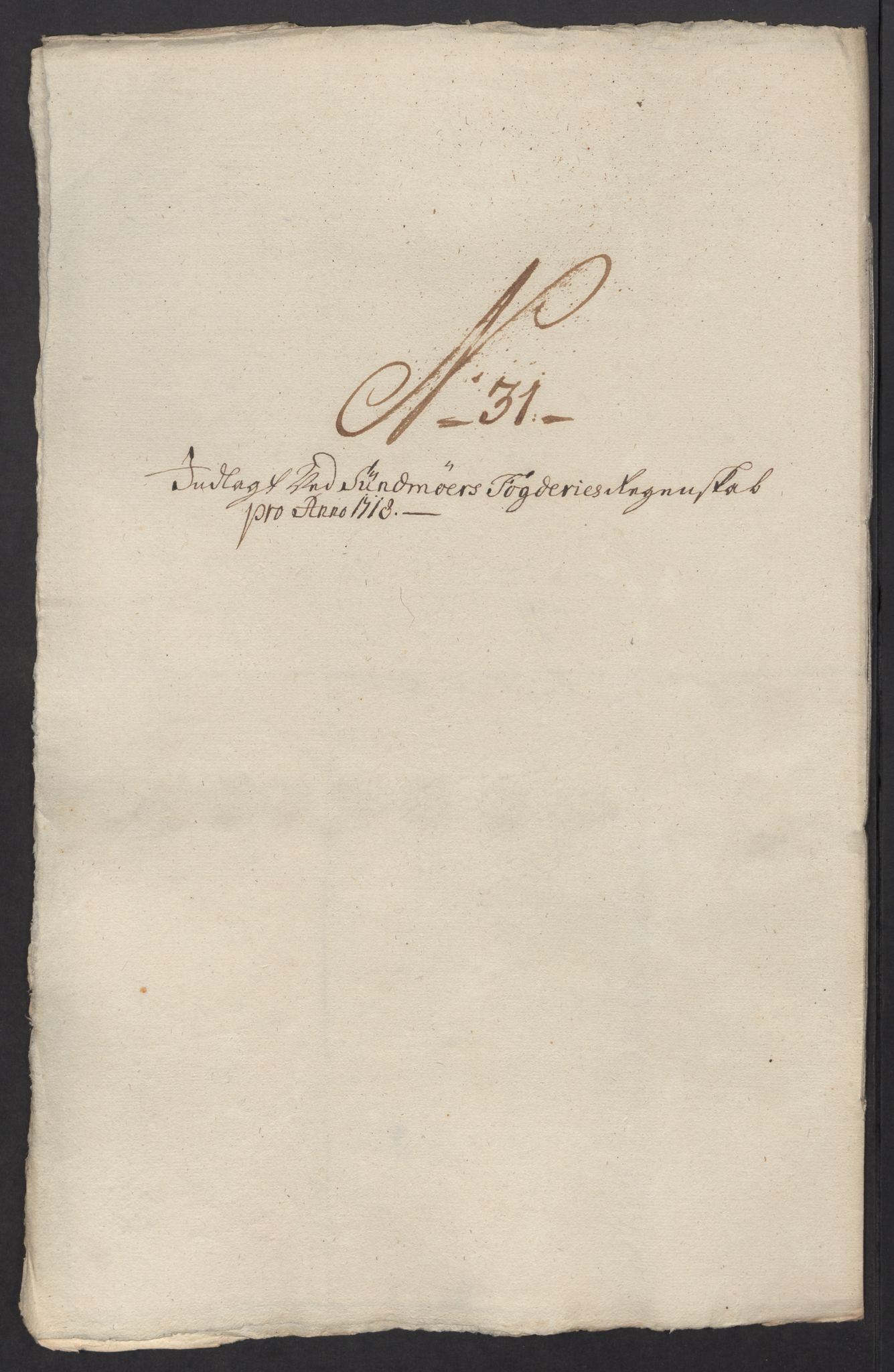 Rentekammeret inntil 1814, Reviderte regnskaper, Fogderegnskap, AV/RA-EA-4092/R54/L3570: Fogderegnskap Sunnmøre, 1718, p. 174