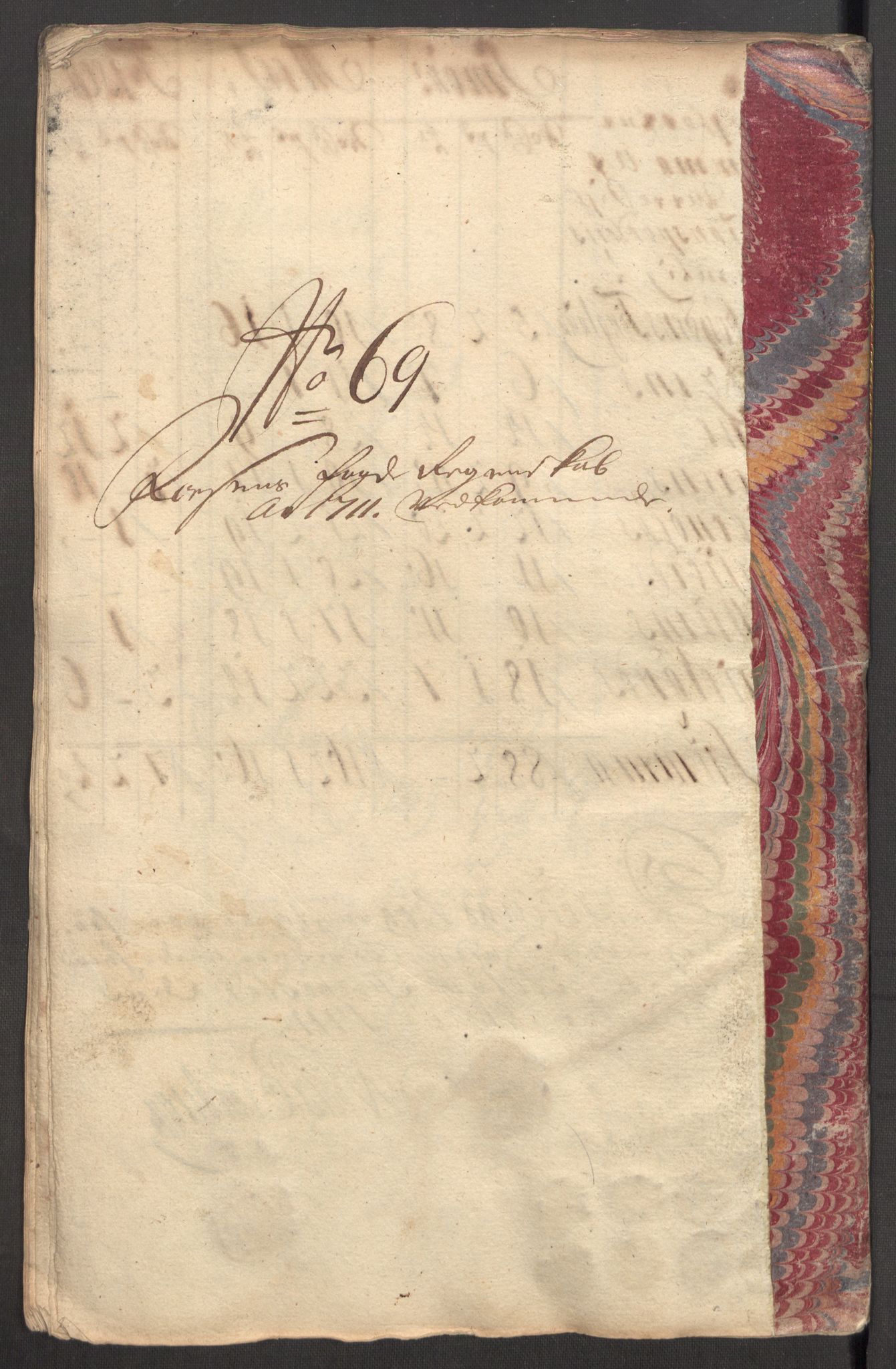 Rentekammeret inntil 1814, Reviderte regnskaper, Fogderegnskap, AV/RA-EA-4092/R57/L3860: Fogderegnskap Fosen, 1711, p. 183