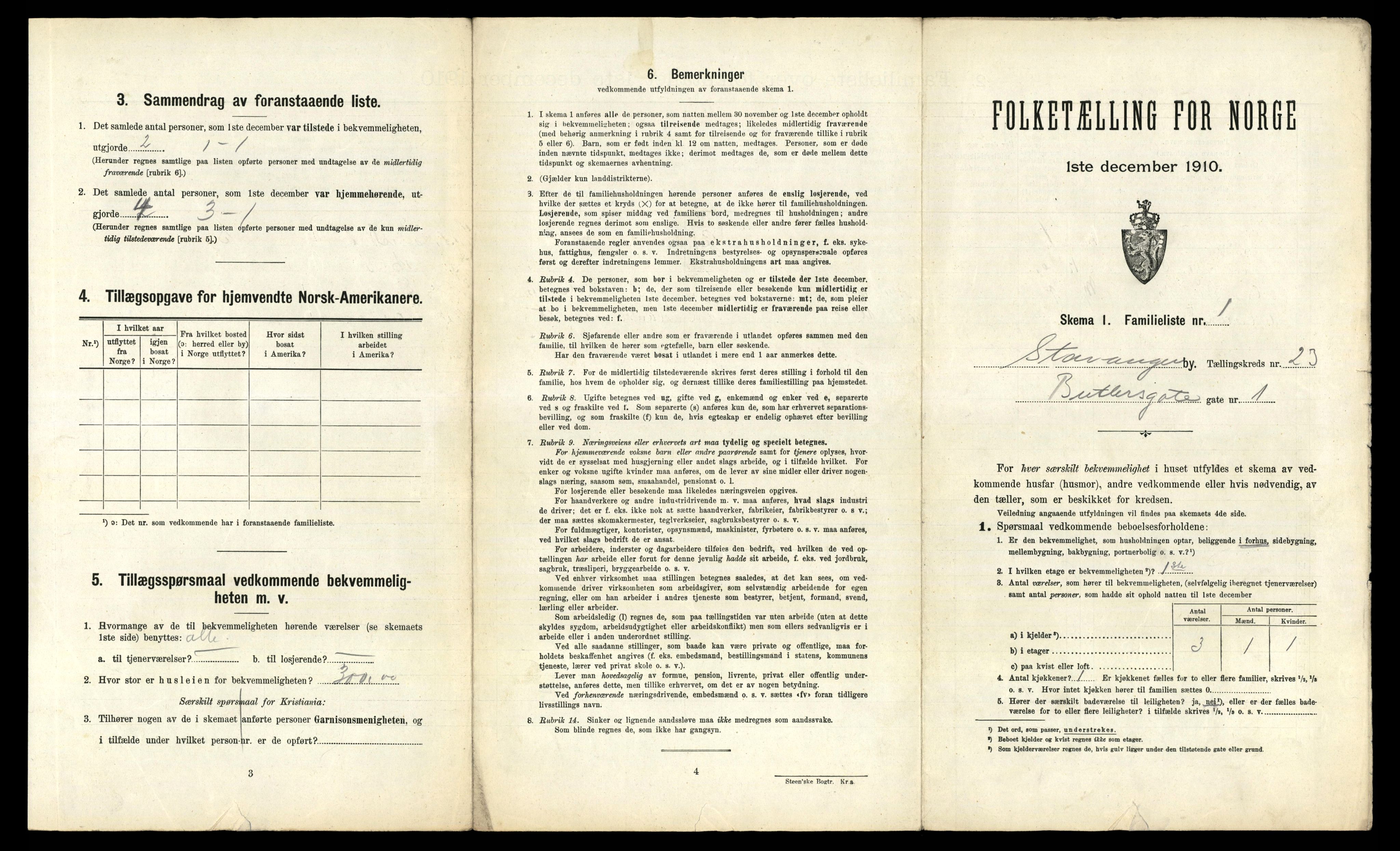 RA, 1910 census for Stavanger, 1910, p. 14784