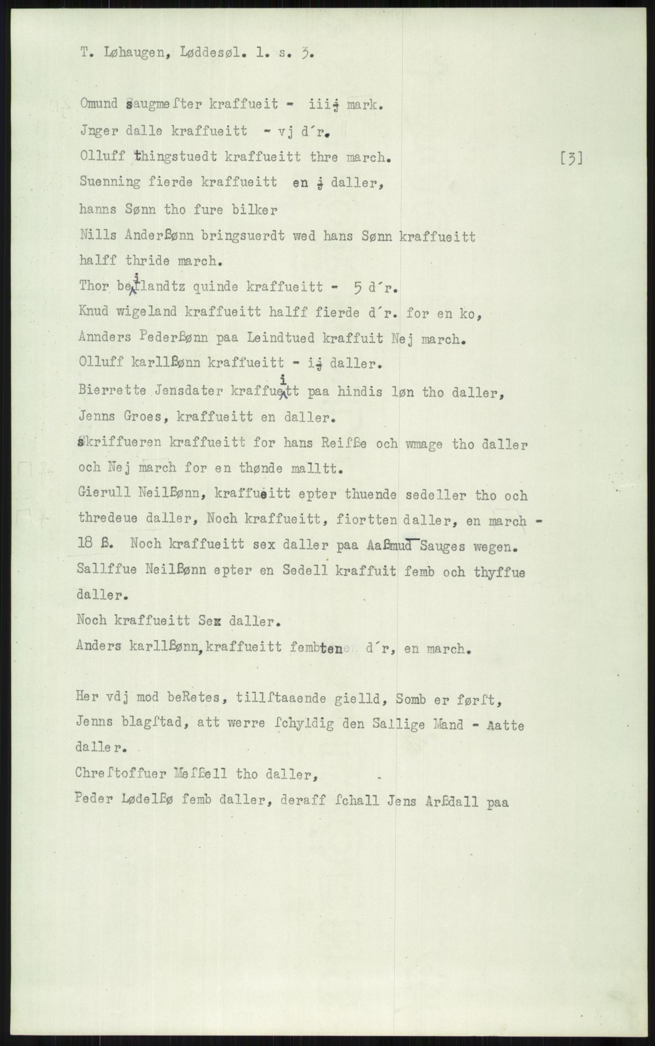 Samlinger til kildeutgivelse, Diplomavskriftsamlingen, AV/RA-EA-4053/H/Ha, p. 3167