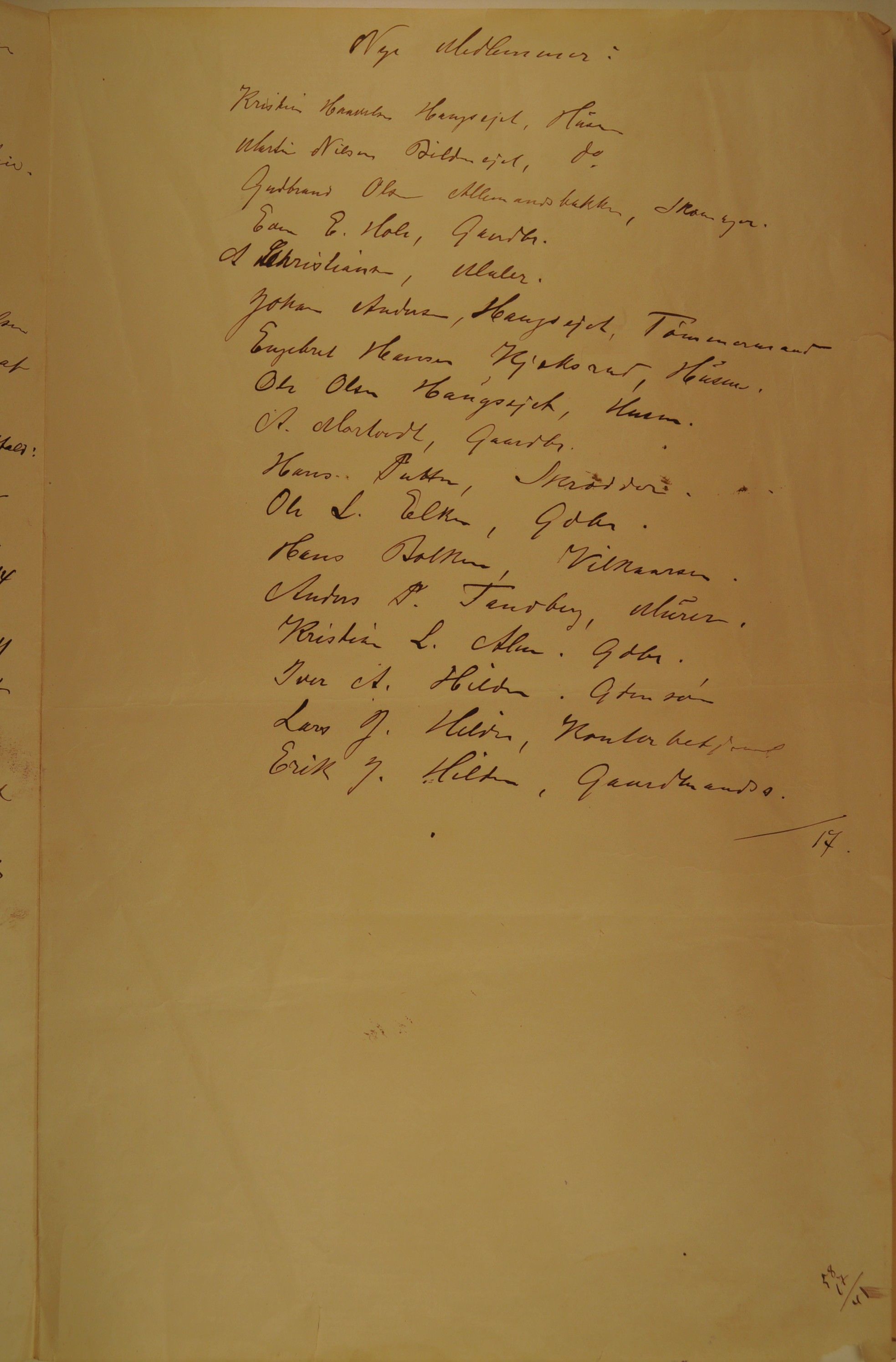 , Founding document 1885, 1885