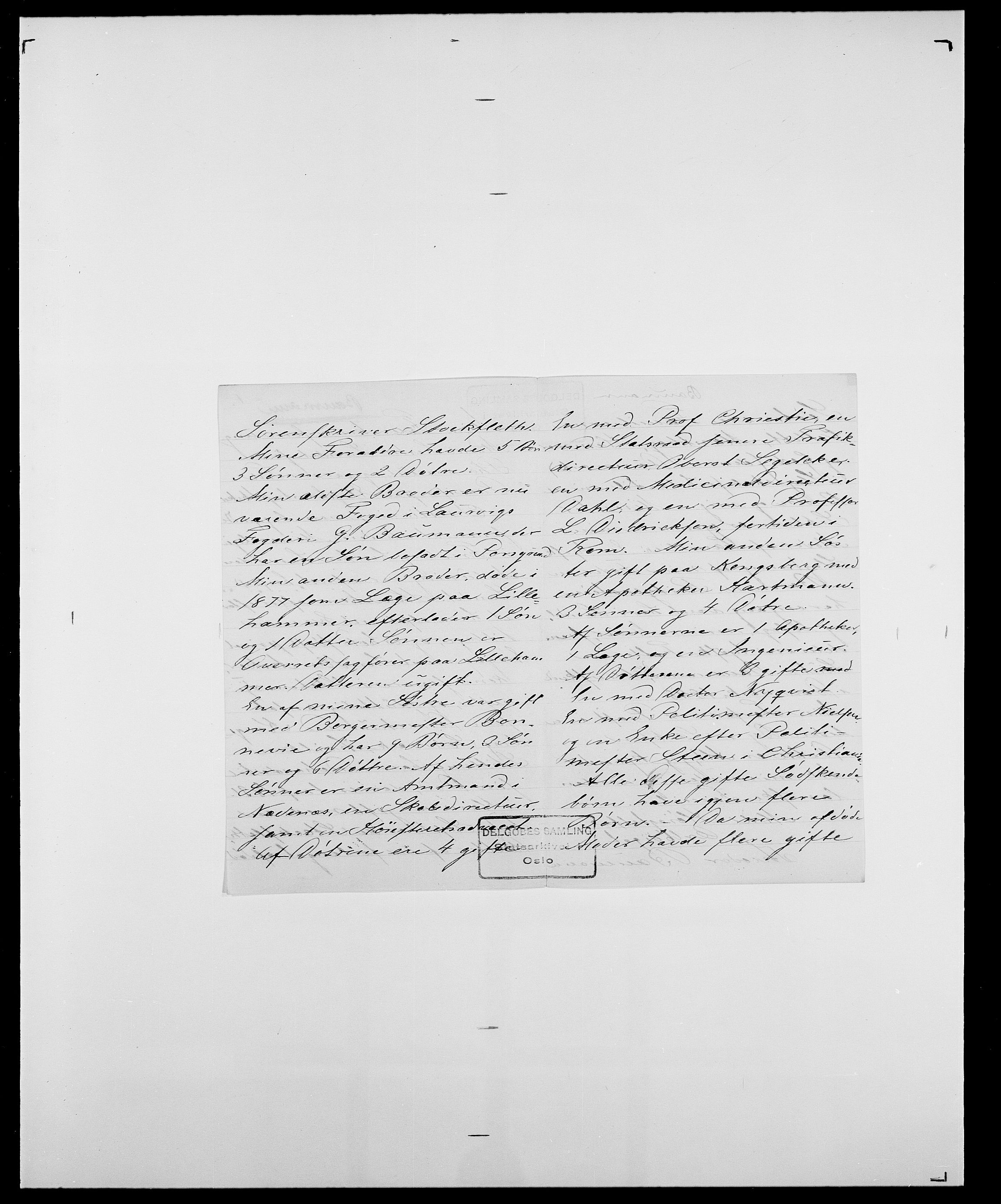 Delgobe, Charles Antoine - samling, AV/SAO-PAO-0038/D/Da/L0003: Barca - Bergen, p. 447