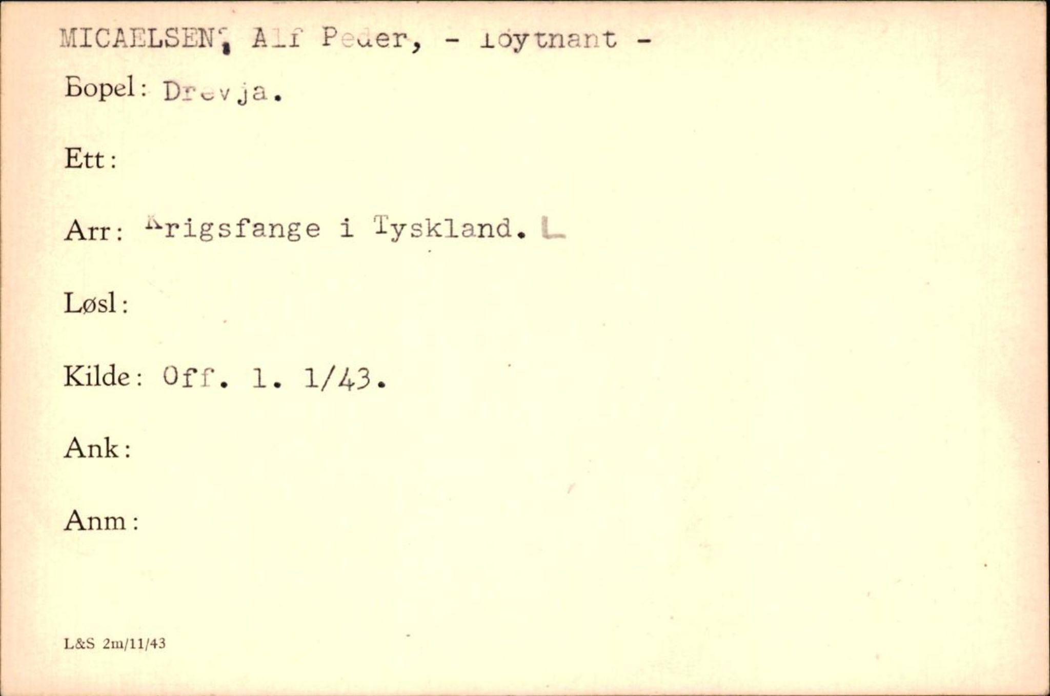 Forsvaret, Forsvarets krigshistoriske avdeling, AV/RA-RAFA-2017/Y/Yf/L0200: II-C-11-2102  -  Norske krigsfanger i Tyskland, 1940-1945, p. 715