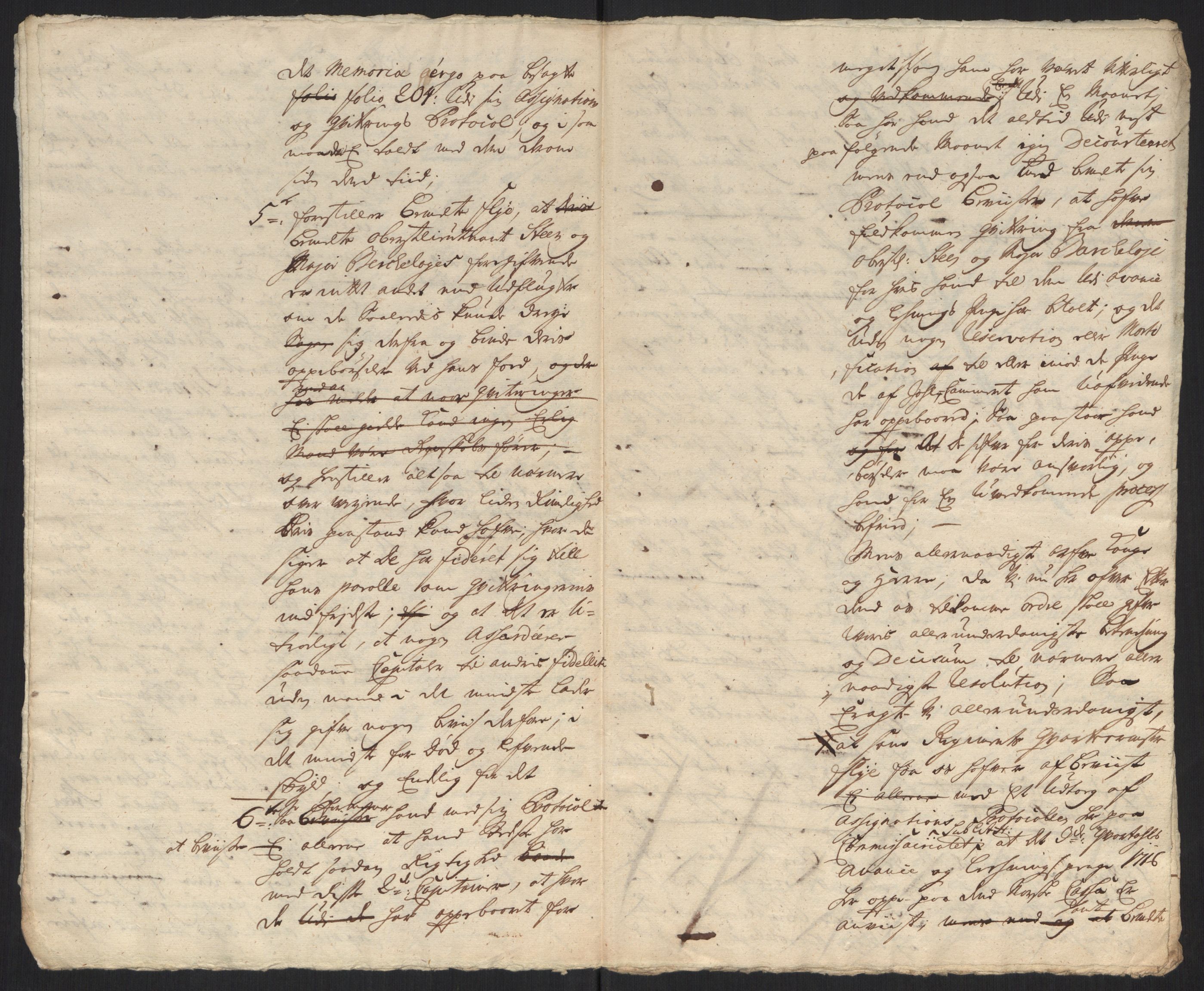 Kommanderende general (KG I) med Det norske krigsdirektorium, AV/RA-EA-5419/B/L0013: Kommanderende generals konsepter, 1730-1733, p. 61