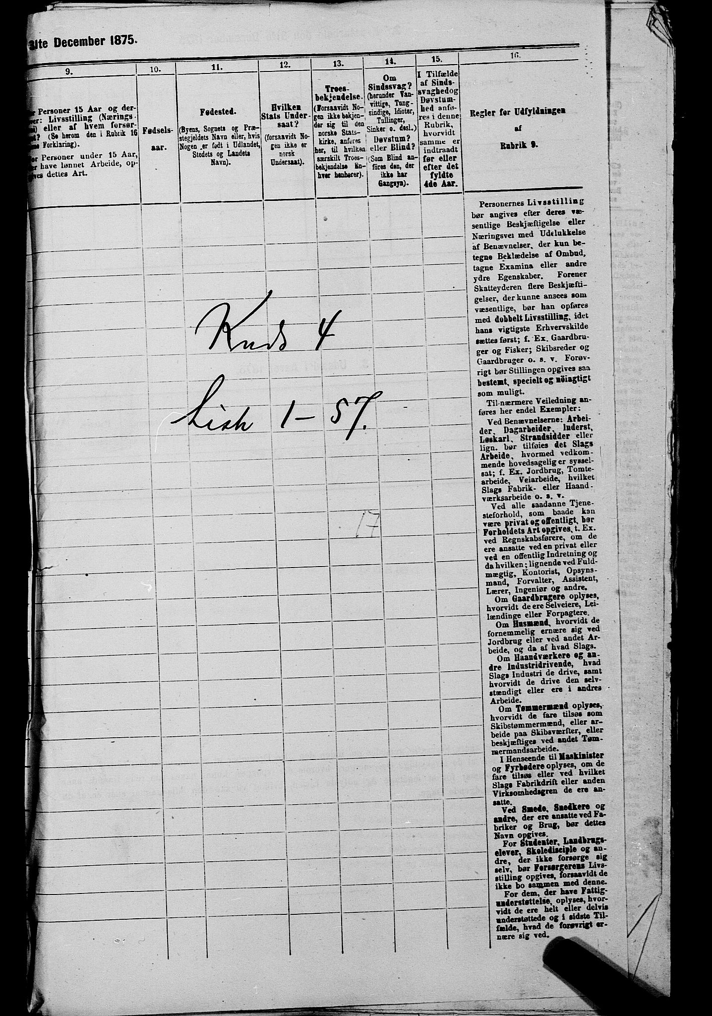 SAKO, 1875 census for 0818P Solum, 1875, p. 700