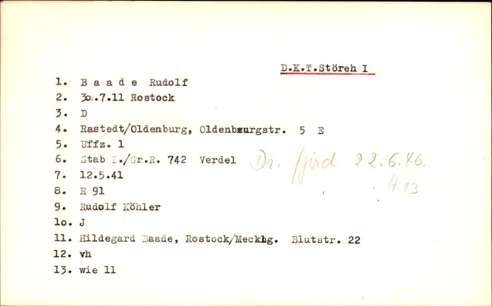 Hjemsendte tyskere , RA/RAFA-6487/D/Db/L0006: Adam-Zimmerman + Ableiter-Barta, 1945-1947, p. 796