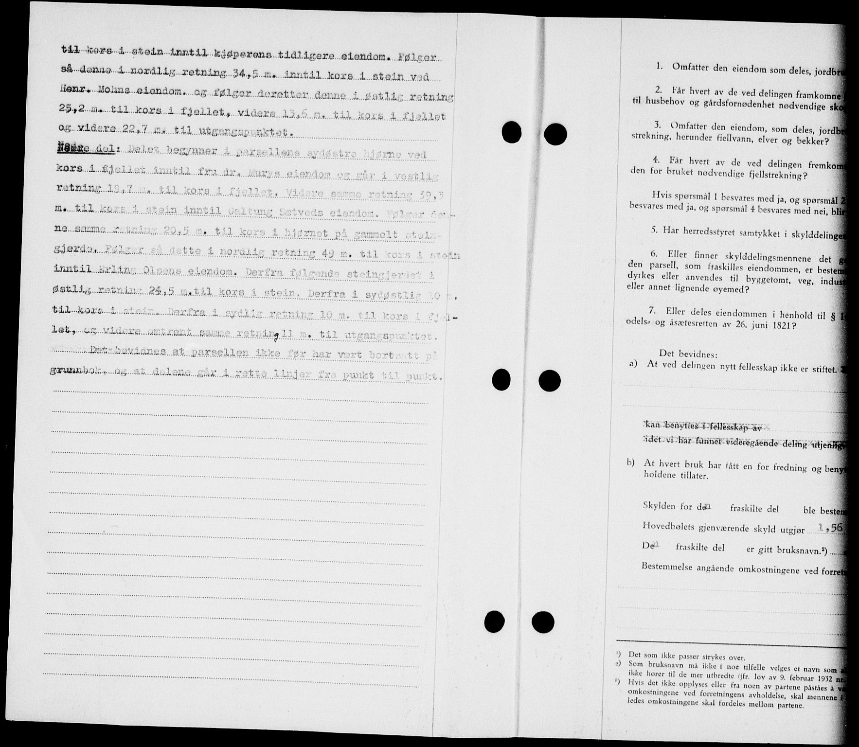 Onsøy sorenskriveri, SAO/A-10474/G/Ga/Gab/L0017: Mortgage book no. II A-17, 1946-1946, Diary no: : 1857/1946