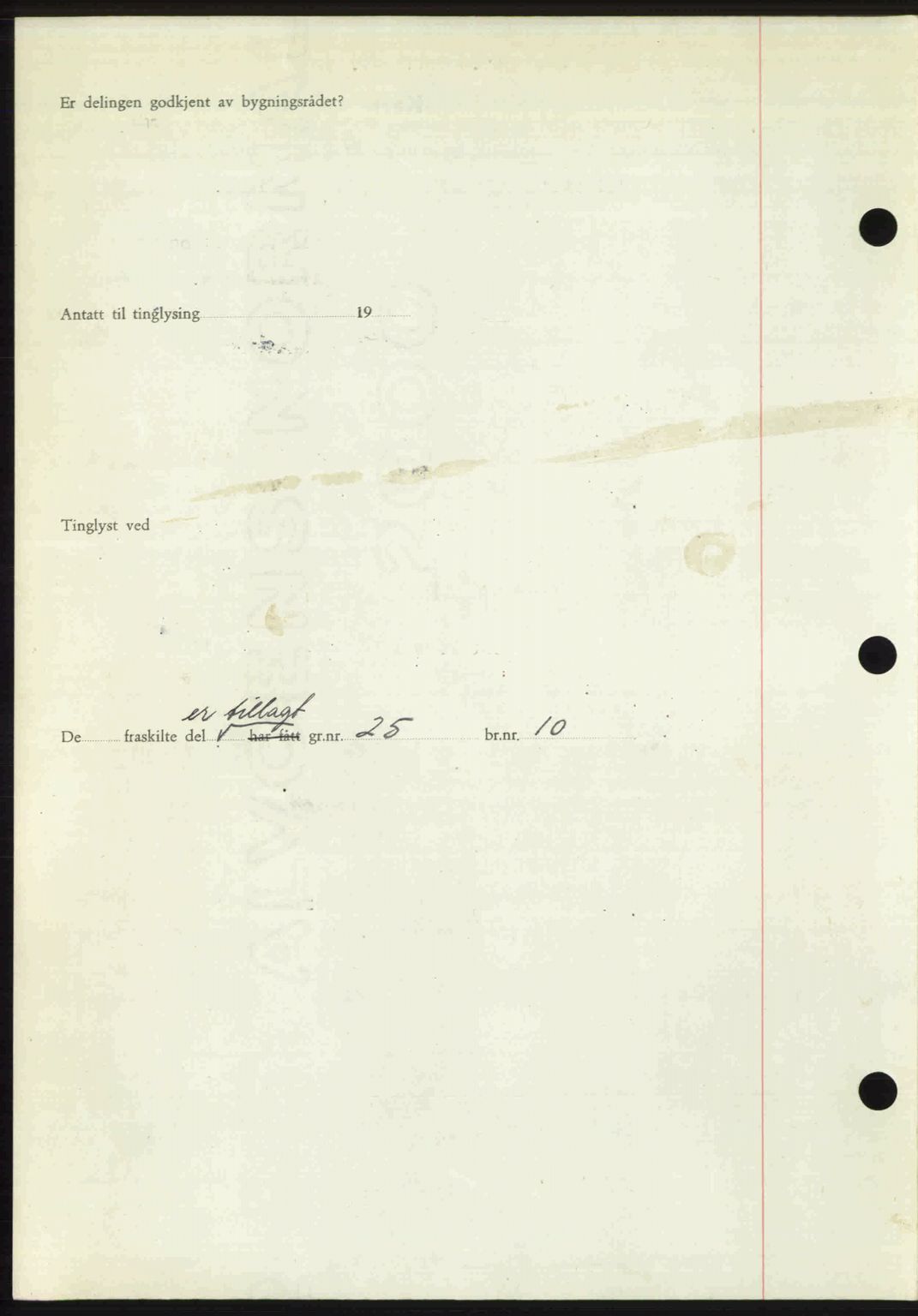 Romsdal sorenskriveri, SAT/A-4149/1/2/2C: Mortgage book no. A24, 1947-1947, Diary no: : 2660/1947
