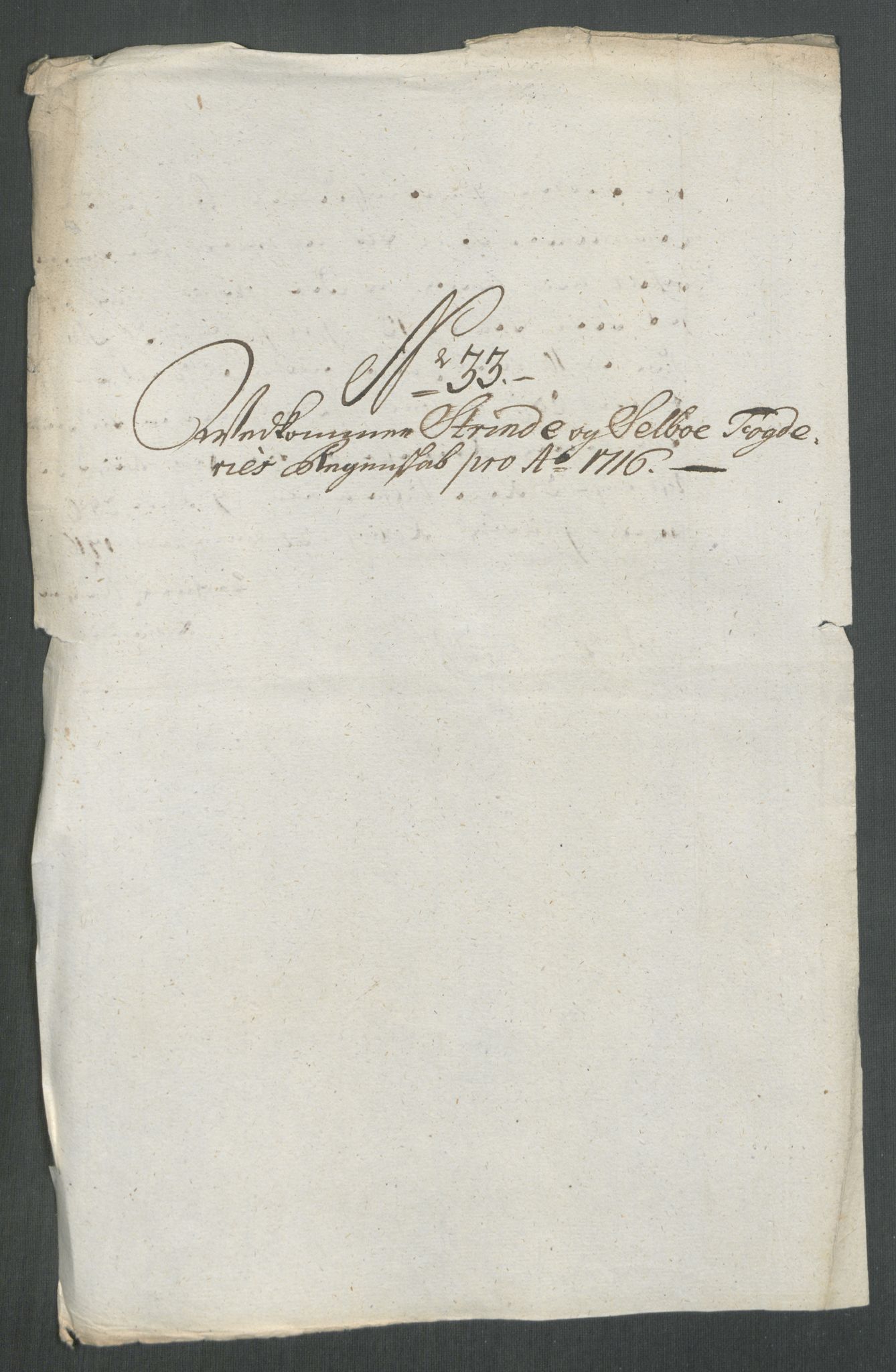 Rentekammeret inntil 1814, Reviderte regnskaper, Fogderegnskap, AV/RA-EA-4092/R61/L4115: Fogderegnskap Strinda og Selbu, 1715-1716, p. 473