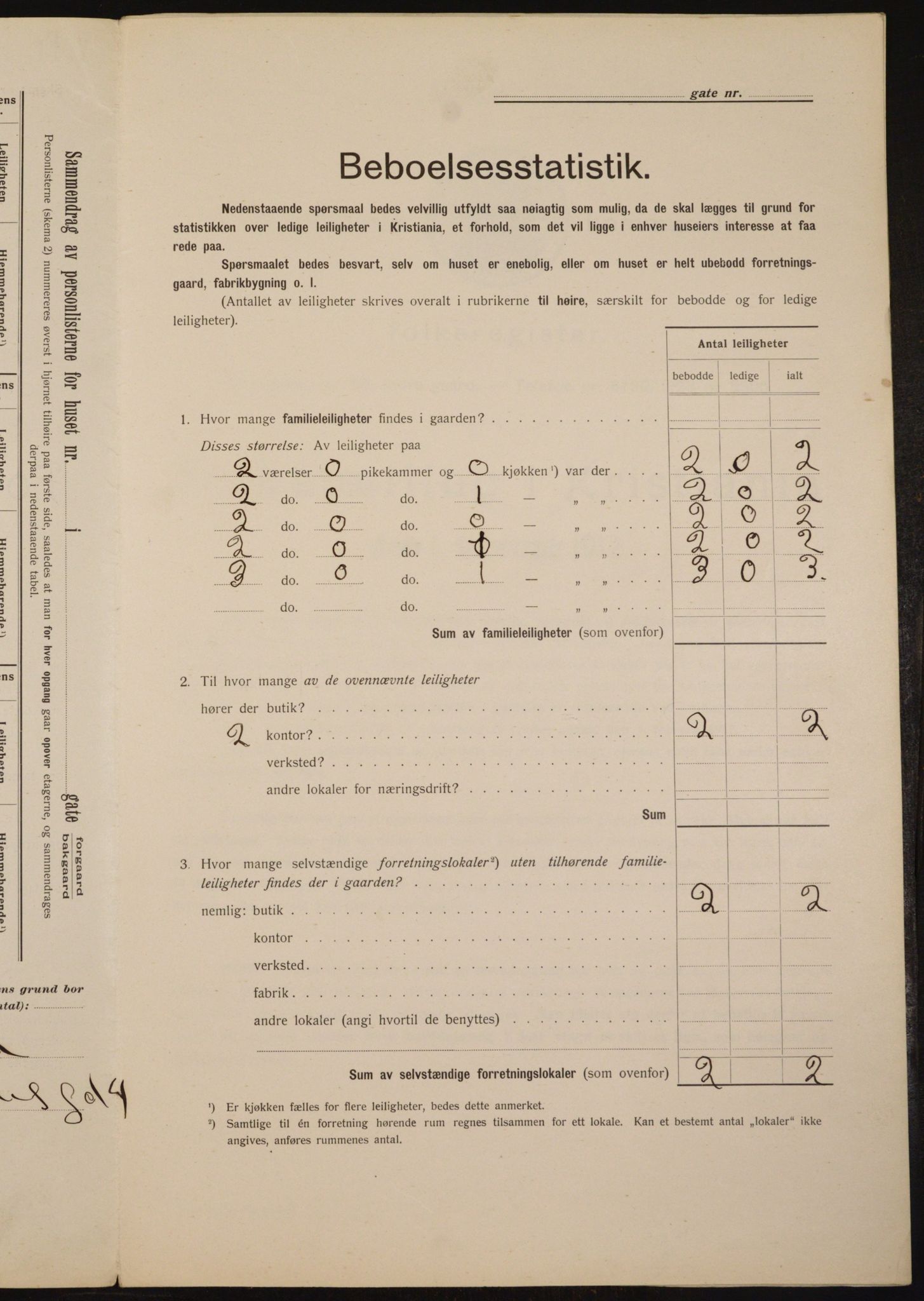 OBA, Municipal Census 1912 for Kristiania, 1912, p. 49005