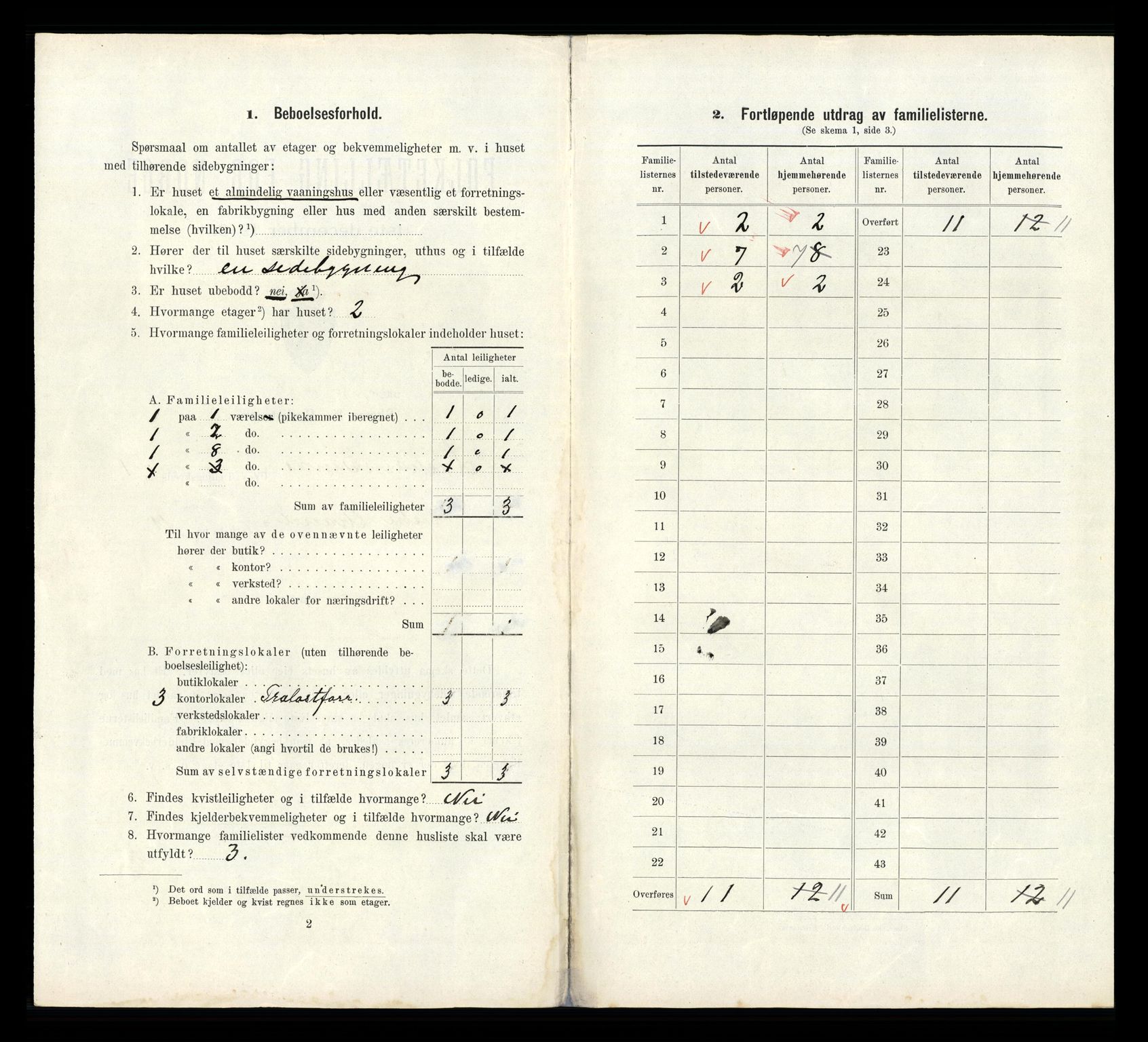 RA, 1910 census for Kristiansand, 1910, p. 189