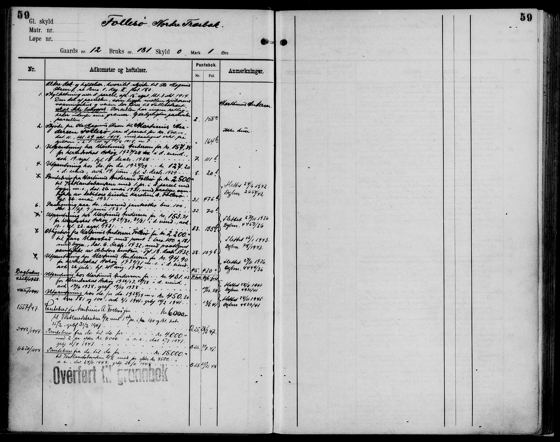 Midhordland sorenskriveri, AV/SAB-A-3001/1/G/Ga/Gab/L0101: Mortgage register no. II.A.b.101, p. 59